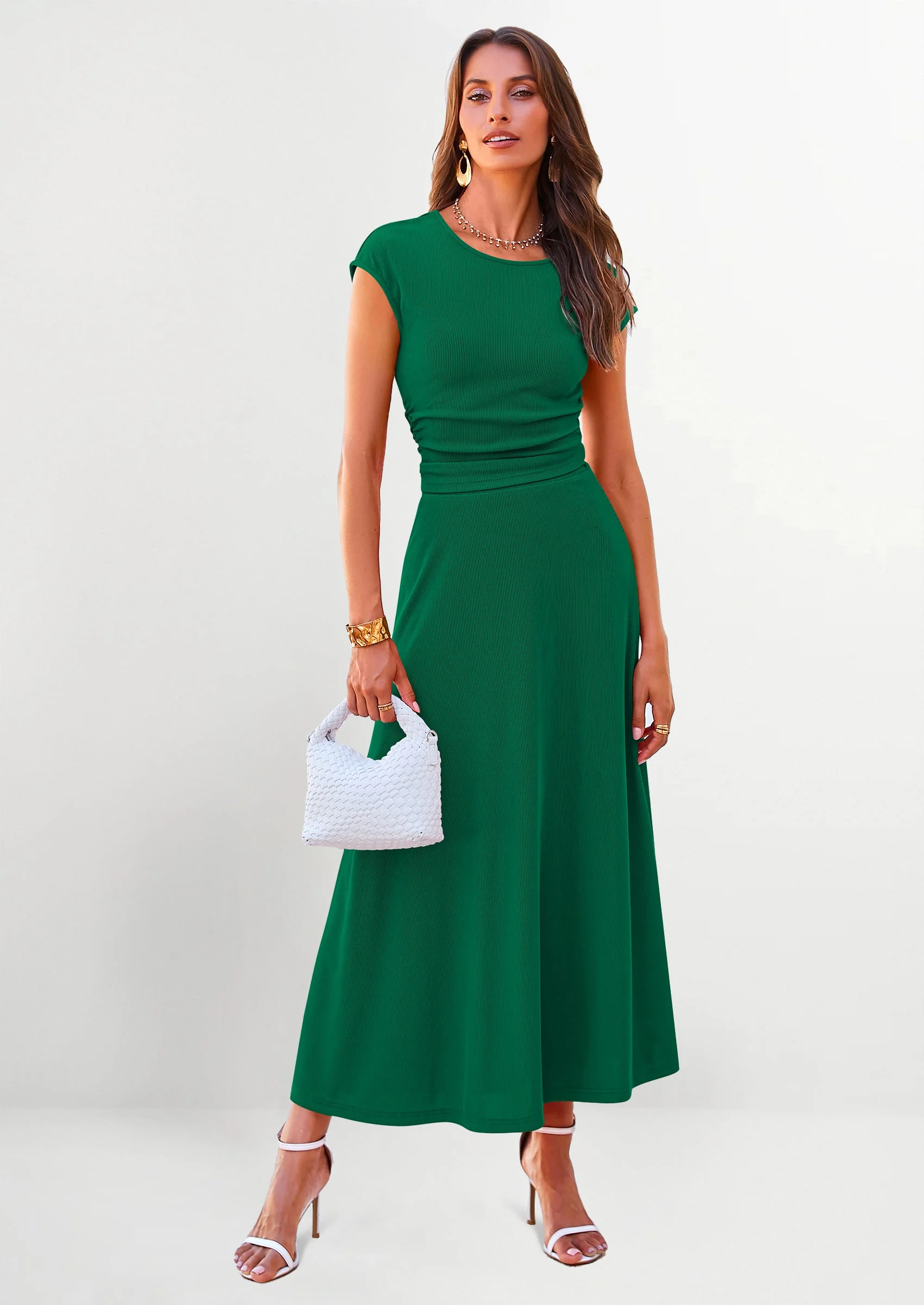 PRETTYGARDEN Summer Two Piece Skirt Set for Women Dressy Casual Knit Matching Travel Spring Vacation Lounge Outfits - Image 43