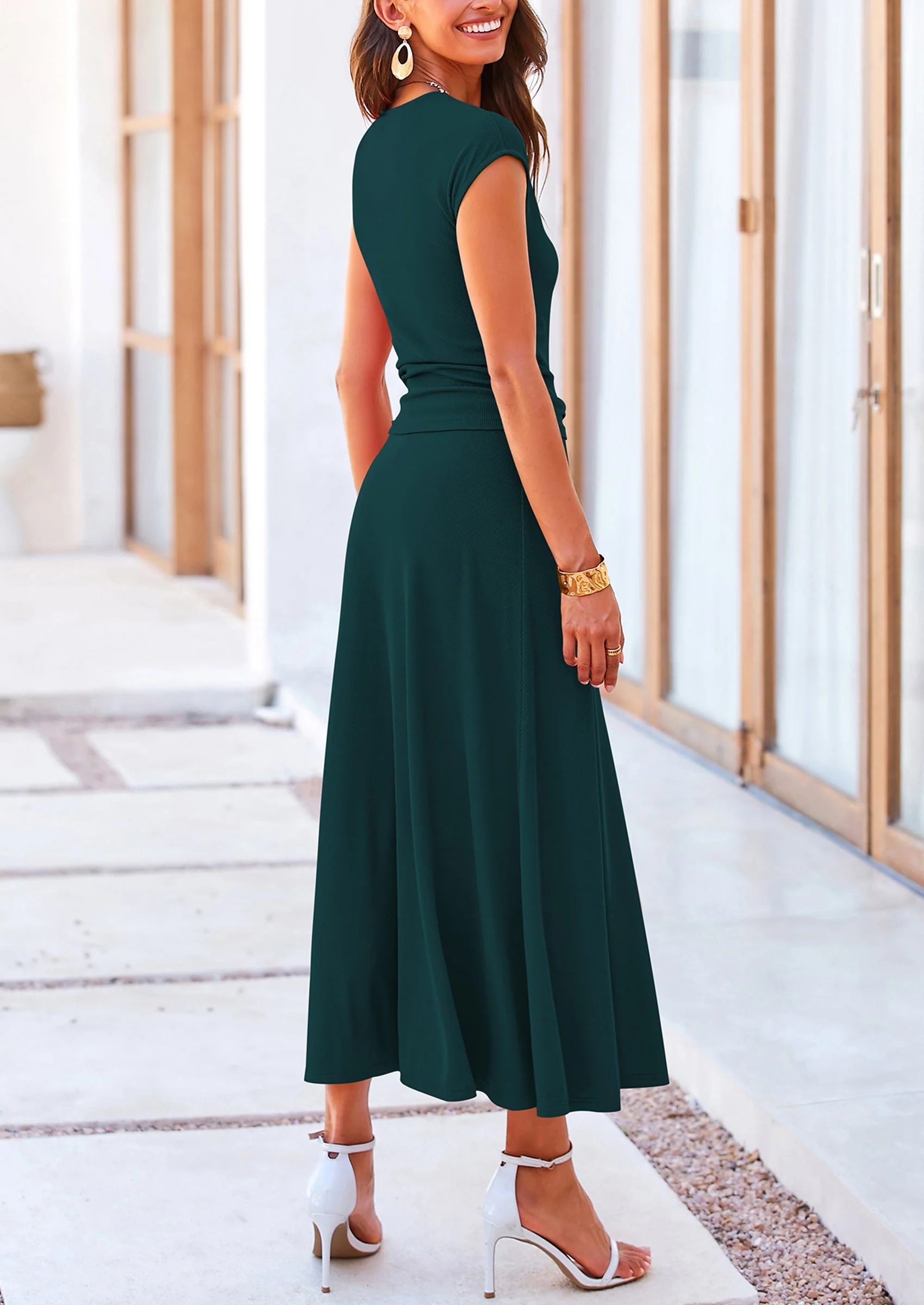 PRETTYGARDEN Summer Two Piece Skirt Set for Women Dressy Casual Knit Matching Travel Spring Vacation Lounge Outfits - Image 65