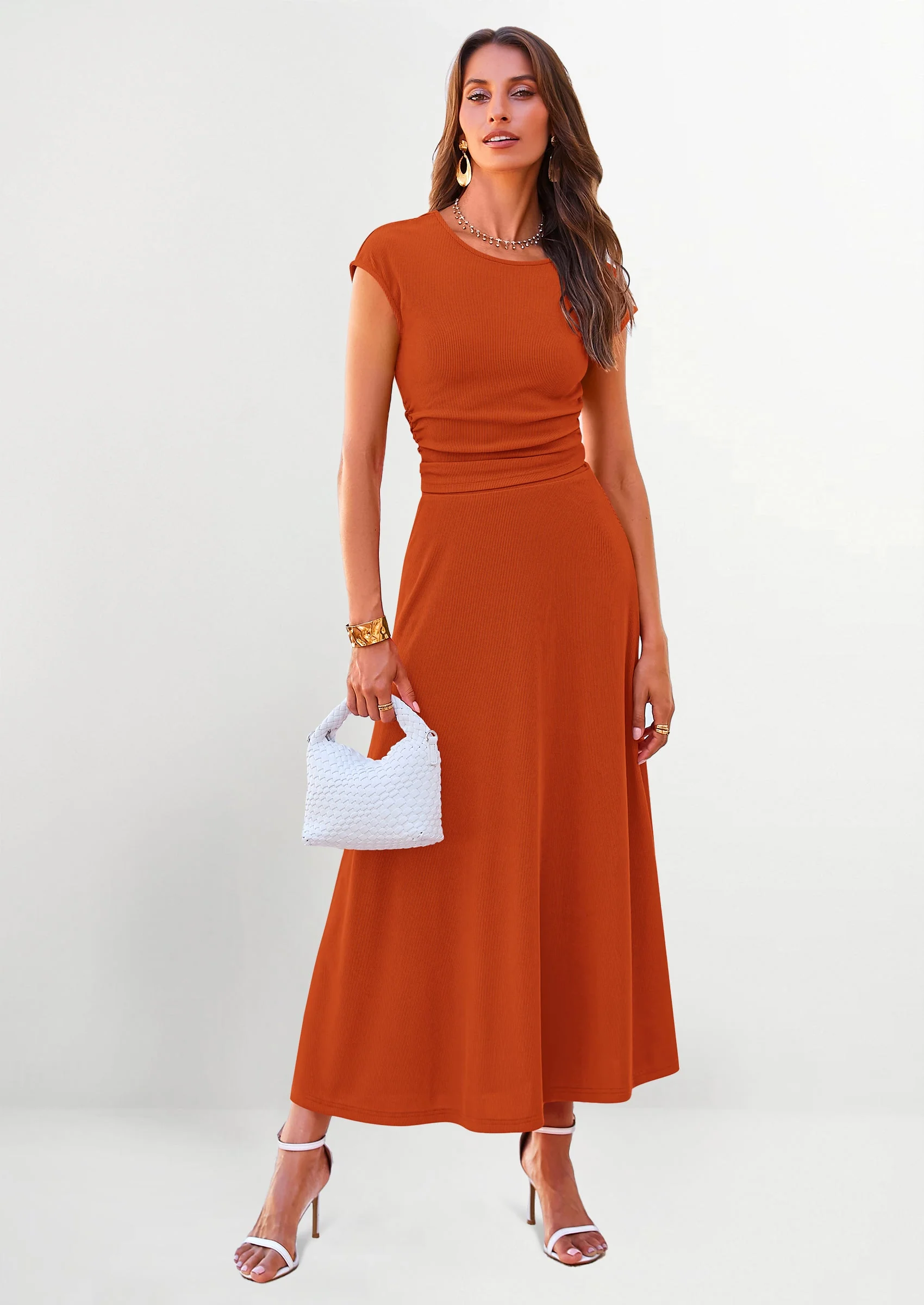 PRETTYGARDEN Summer Two Piece Skirt Set for Women Dressy Casual Knit Matching Travel Spring Vacation Lounge Outfits - Image 9