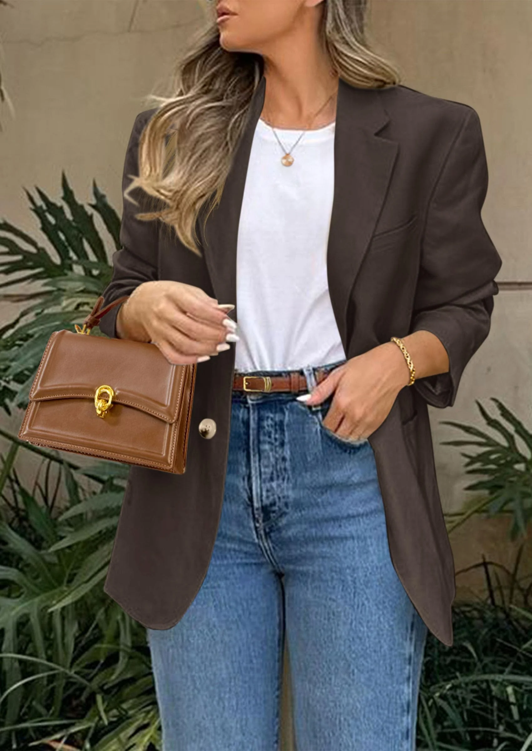 PRETTYGARDEN Blazers for Women Business Casual Long Sleeve Lapel Open Front Suit Jacket Work Blazer with Pockets - Image 21