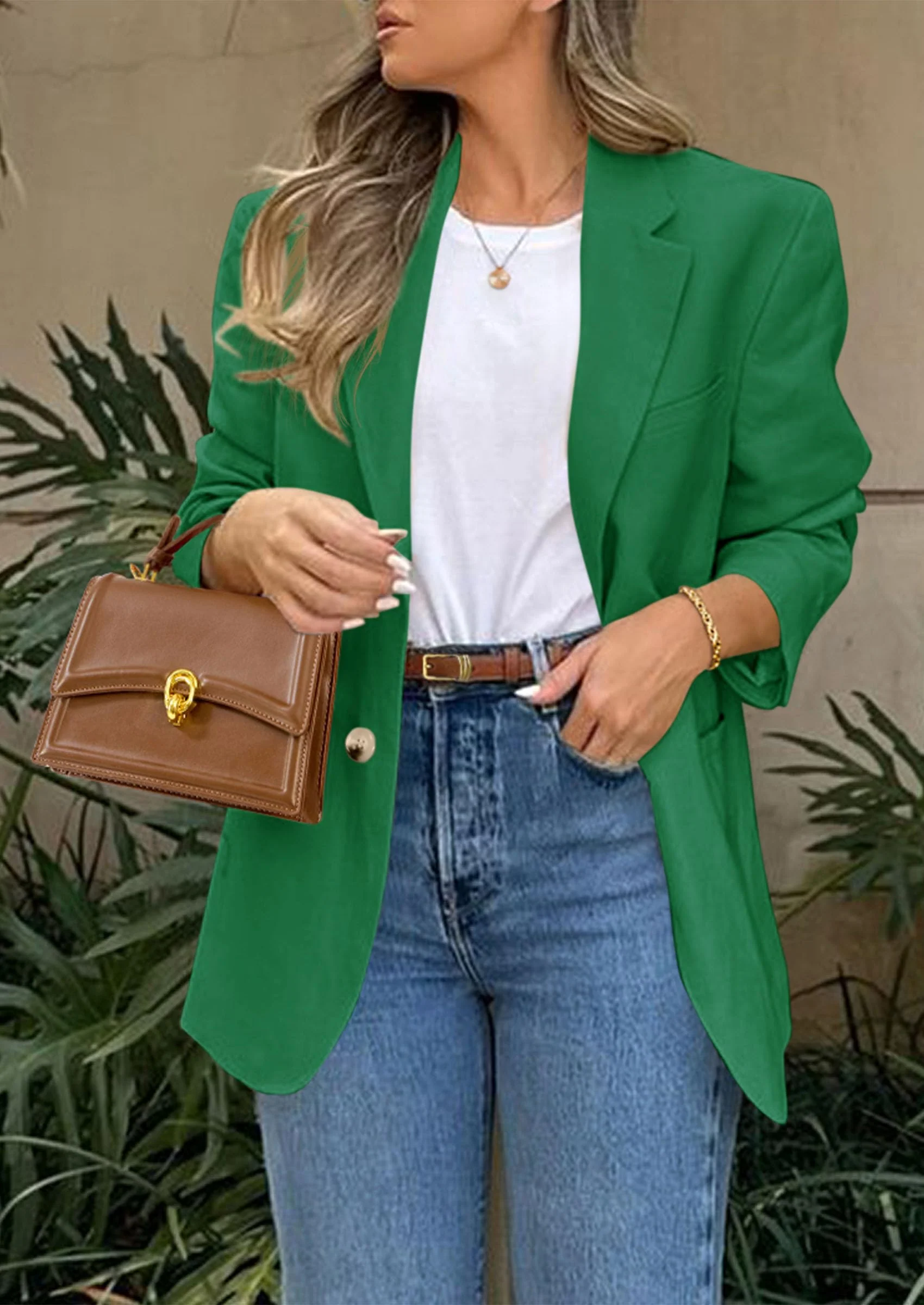 PRETTYGARDEN Blazers for Women Business Casual Long Sleeve Lapel Open Front Suit Jacket Work Blazer with Pockets - Image 23