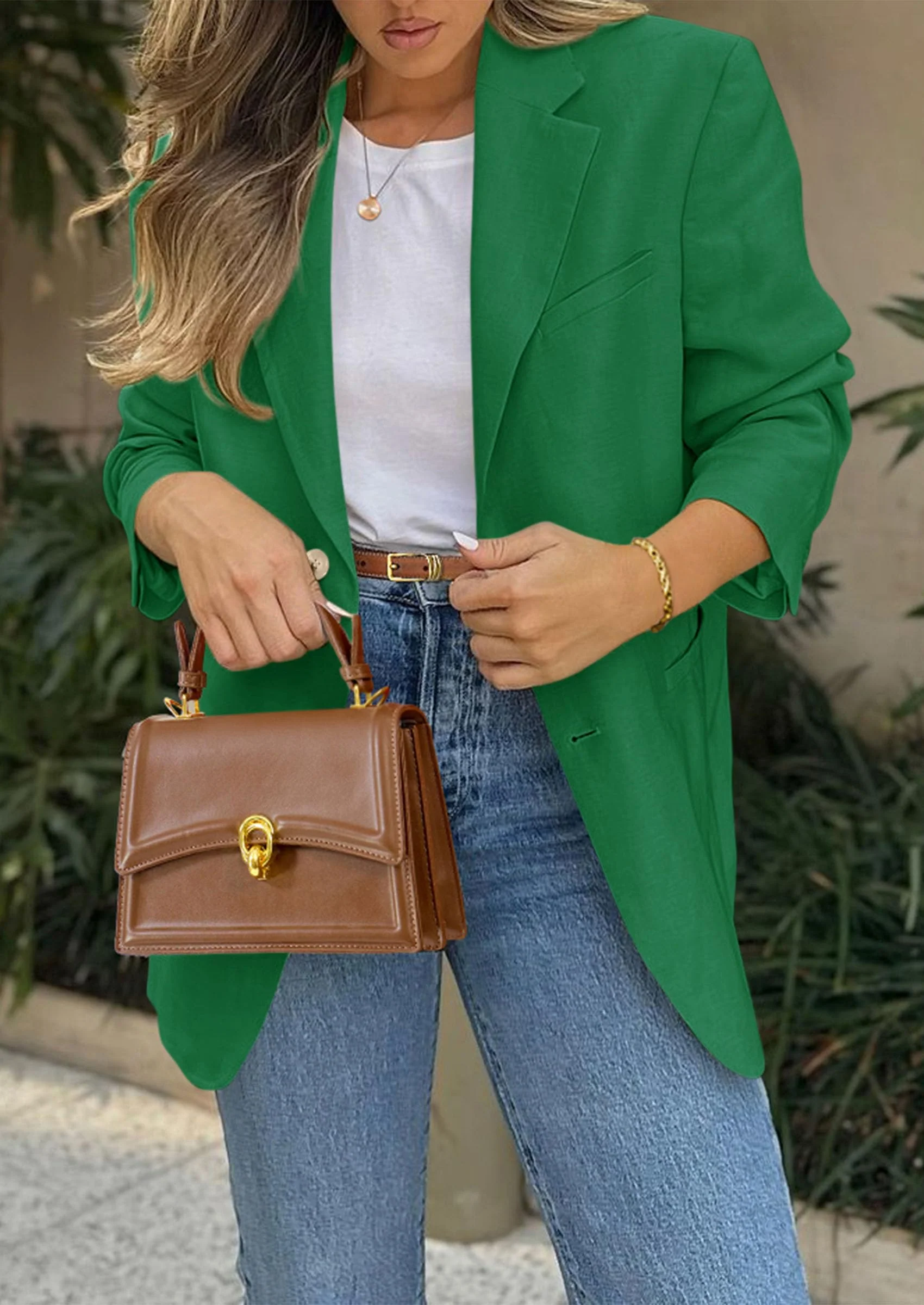 PRETTYGARDEN Blazers for Women Business Casual Long Sleeve Lapel Open Front Suit Jacket Work Blazer with Pockets - Image 24