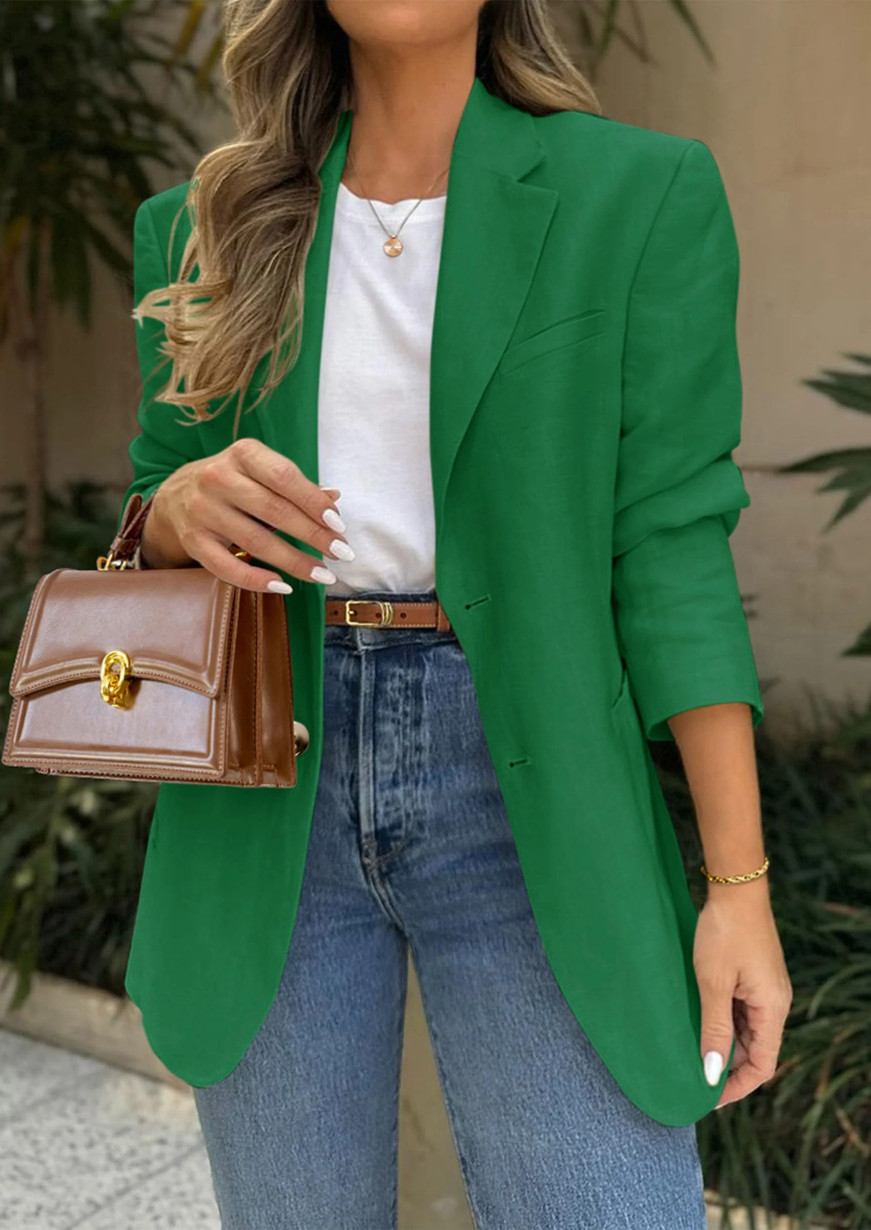 PRETTYGARDEN Blazers for Women Business Casual Long Sleeve Lapel Open Front Suit Jacket Work Blazer with Pockets - Image 25