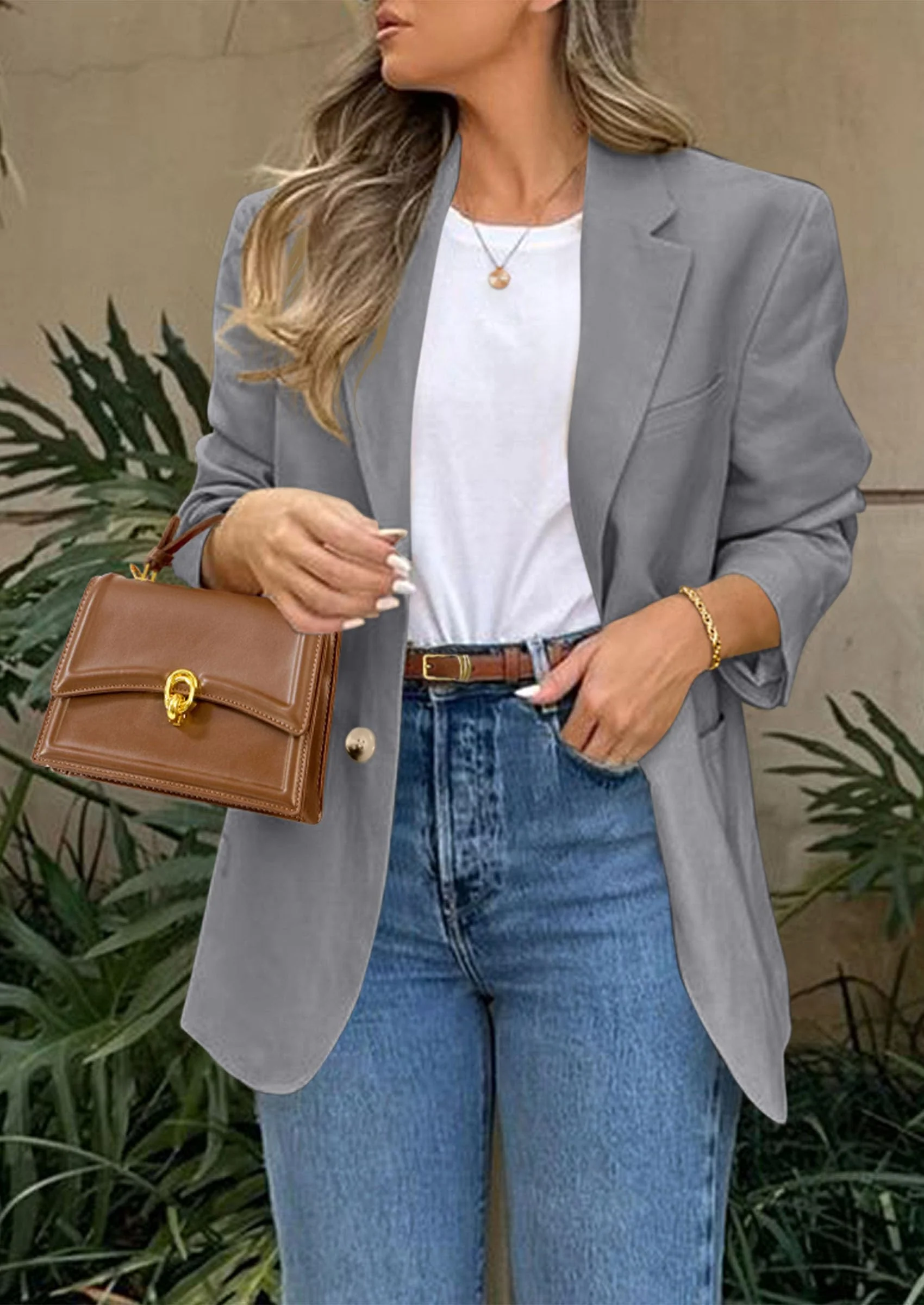 PRETTYGARDEN Blazers for Women Business Casual Long Sleeve Lapel Open Front Suit Jacket Work Blazer with Pockets - Image 28