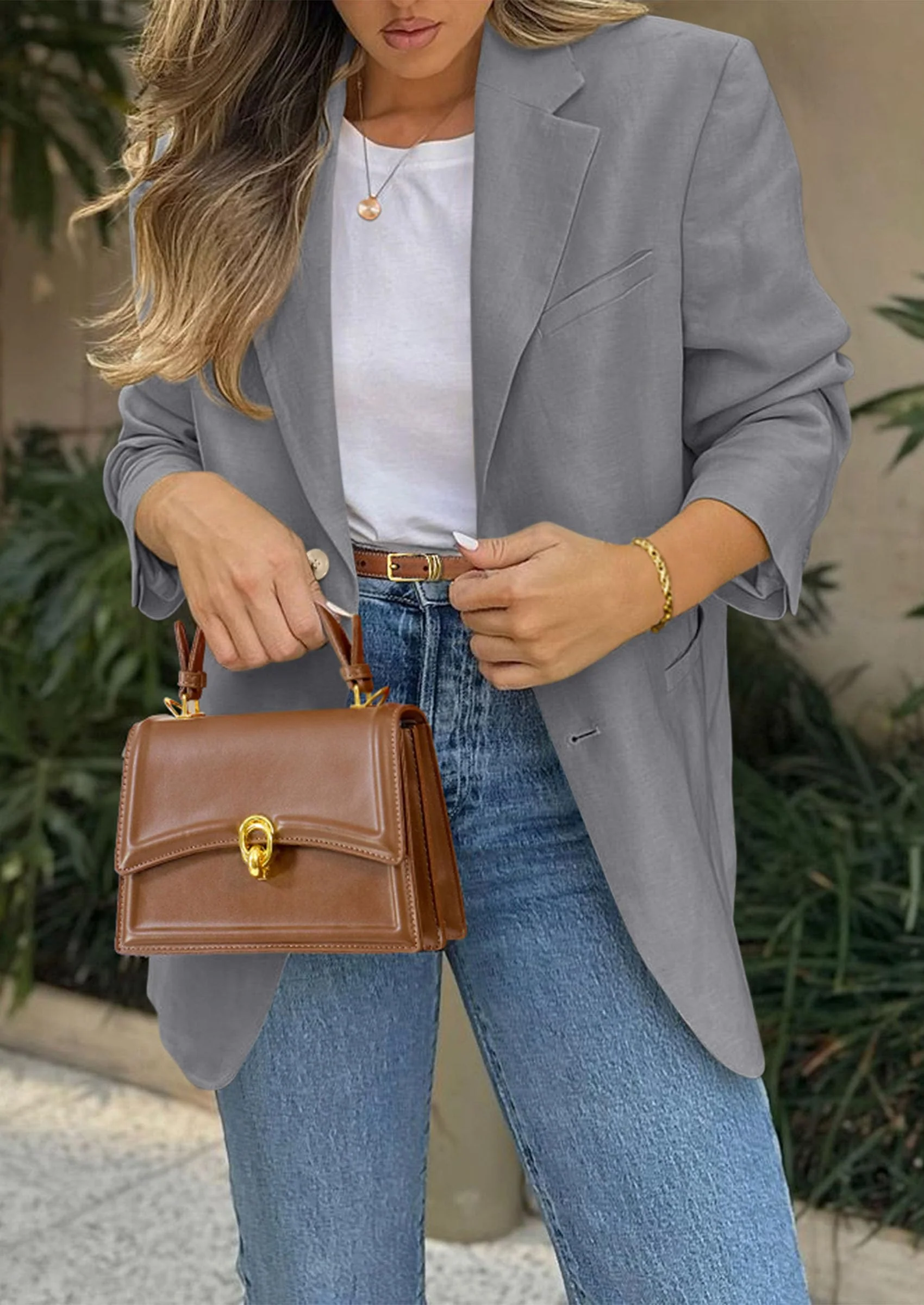 PRETTYGARDEN Blazers for Women Business Casual Long Sleeve Lapel Open Front Suit Jacket Work Blazer with Pockets - Image 29