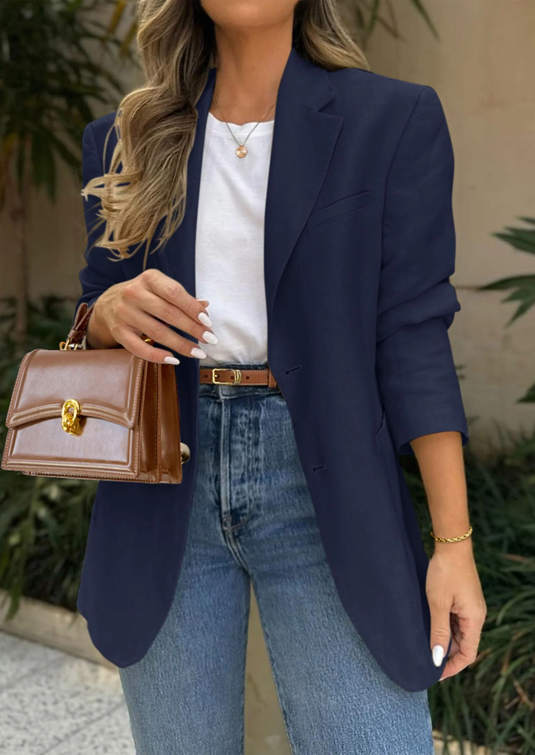 PRETTYGARDEN Blazers for Women Business Casual Long Sleeve Lapel Open Front Suit Jacket Work Blazer with Pockets - Image 34