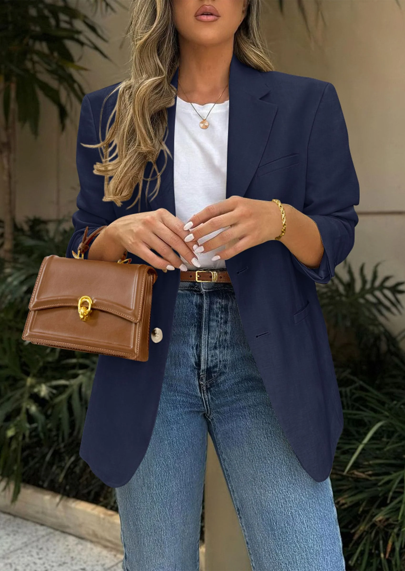 PRETTYGARDEN Blazers for Women Business Casual Long Sleeve Lapel Open Front Suit Jacket Work Blazer with Pockets - Image 35