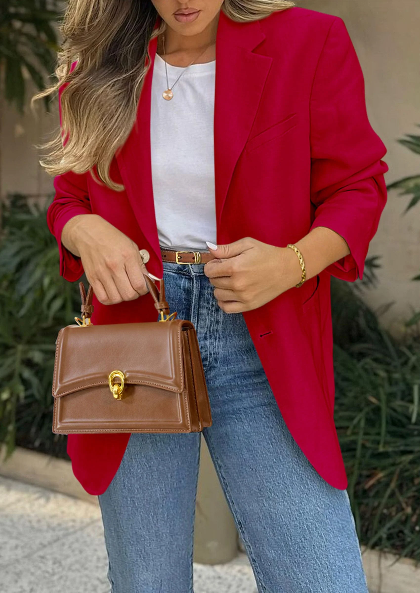 PRETTYGARDEN Blazers for Women Business Casual Long Sleeve Lapel Open Front Suit Jacket Work Blazer with Pockets - Image 39