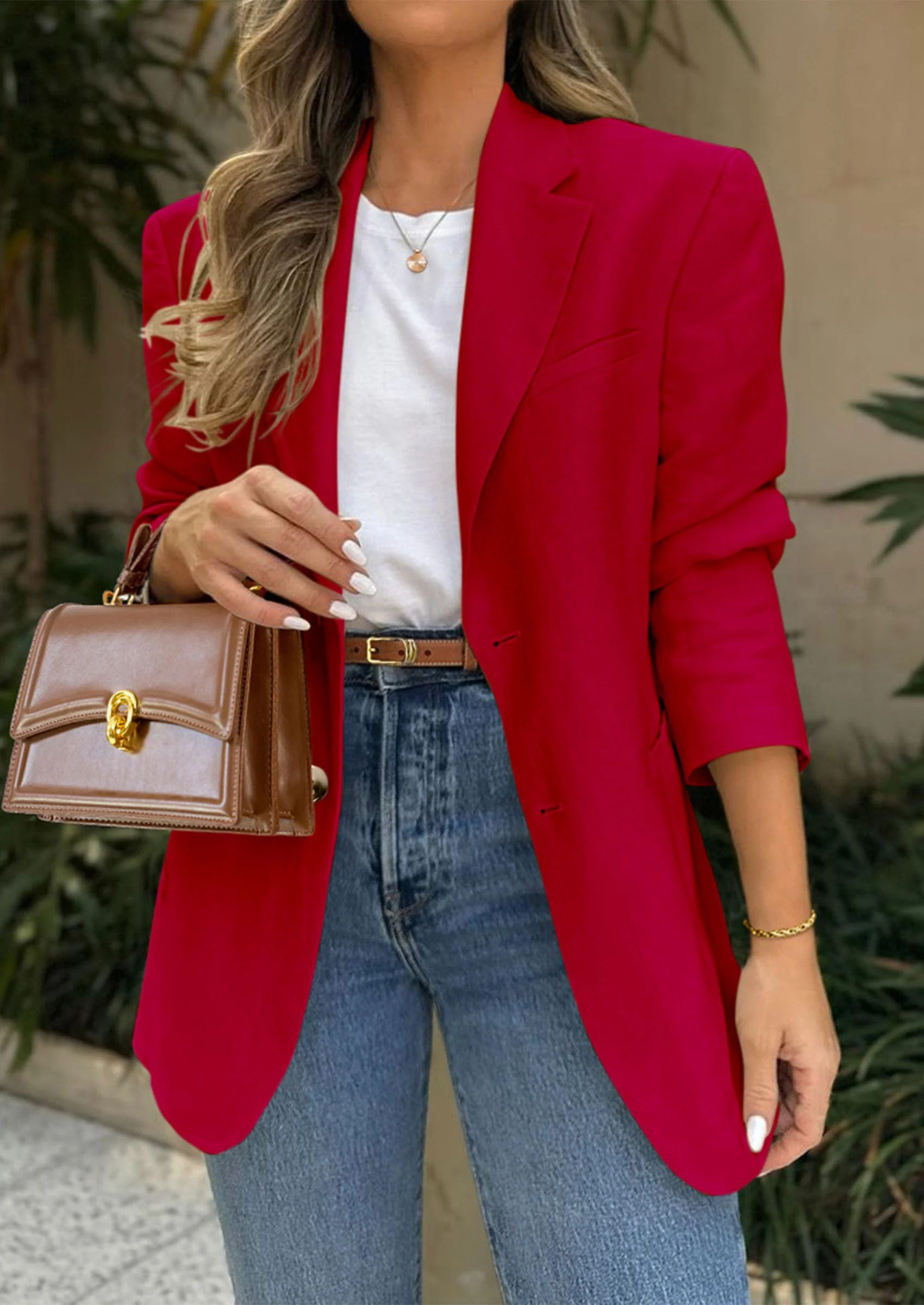 PRETTYGARDEN Blazers for Women Business Casual Long Sleeve Lapel Open Front Suit Jacket Work Blazer with Pockets - Image 40