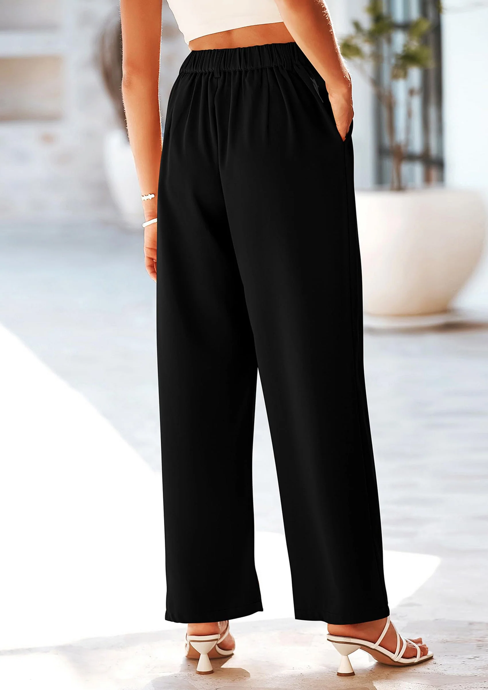 PRETTYGARDEN Wide Leg Pants for Women Trendy Fall High Waisted Business Casual Outfits Work Pant Trousers - Image 16