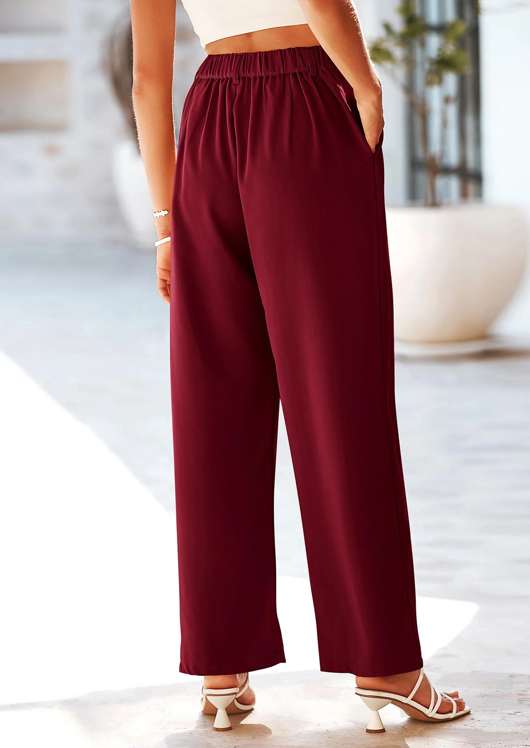 PRETTYGARDEN Wide Leg Pants for Women Trendy Fall High Waisted Business Casual Outfits Work Pant Trousers - Image 45