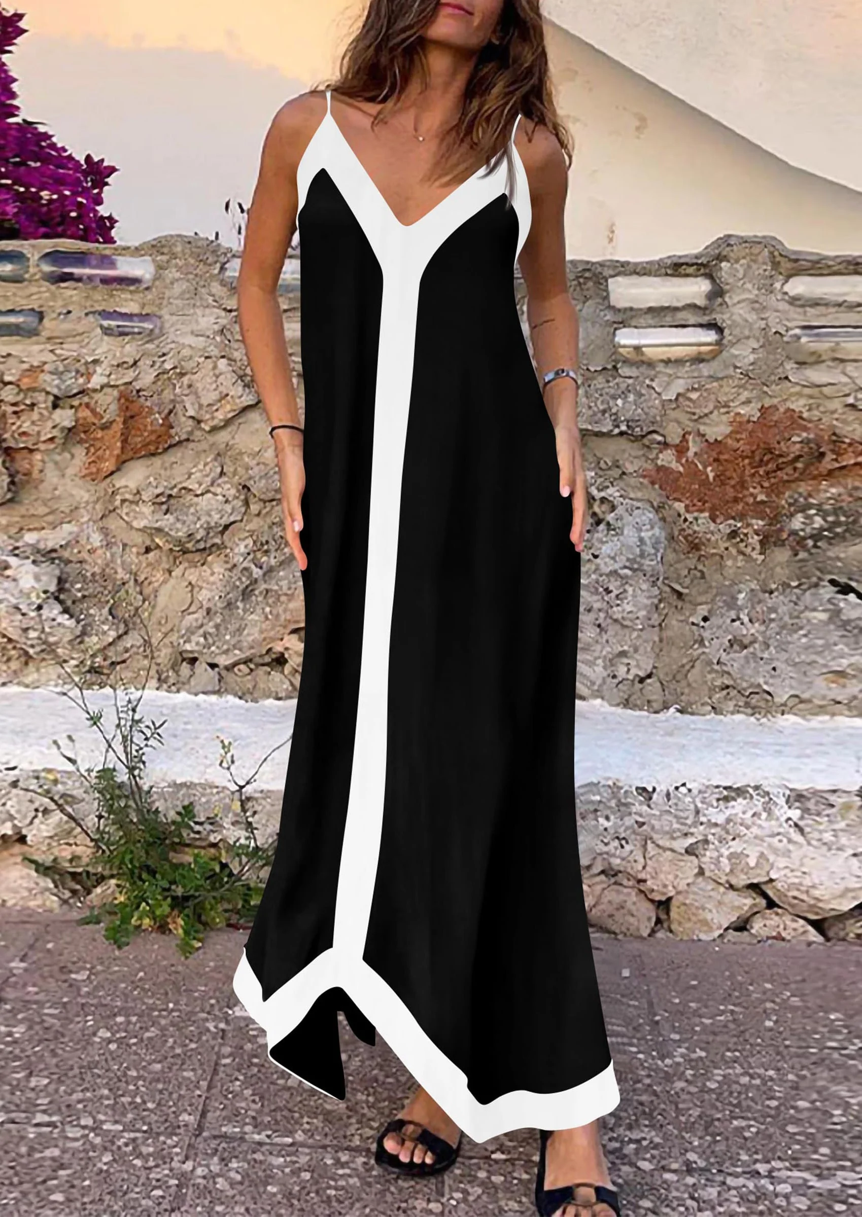PRETTYGARDEN Women's Flowy Maxi Dress Summer Sleeveless V Neck Spaghetti Strap Elegant Wedding Party Dresses - Image 18