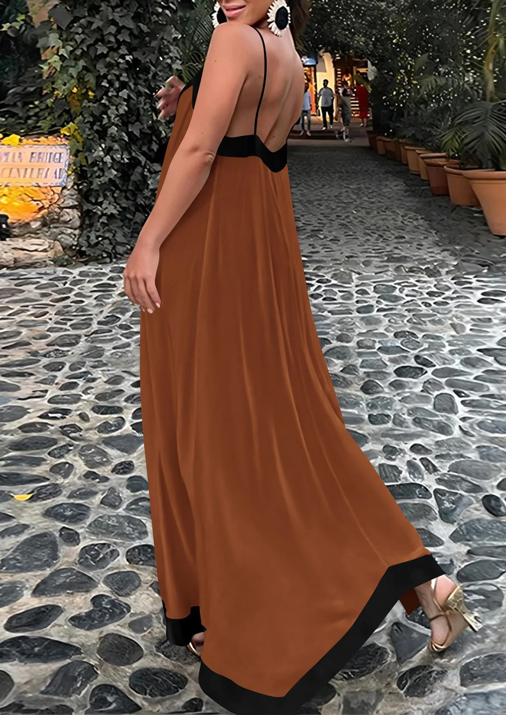 PRETTYGARDEN Women's Flowy Maxi Dress Summer Sleeveless V Neck Spaghetti Strap Elegant Wedding Party Dresses - Image 21