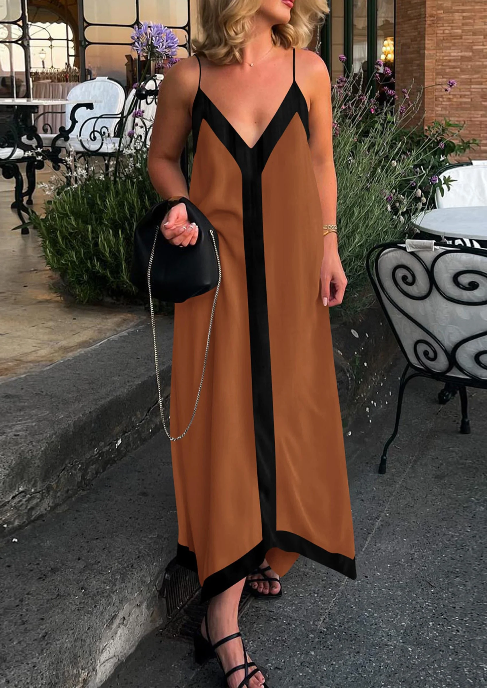 PRETTYGARDEN Women's Flowy Maxi Dress Summer Sleeveless V Neck Spaghetti Strap Elegant Wedding Party Dresses - Image 24