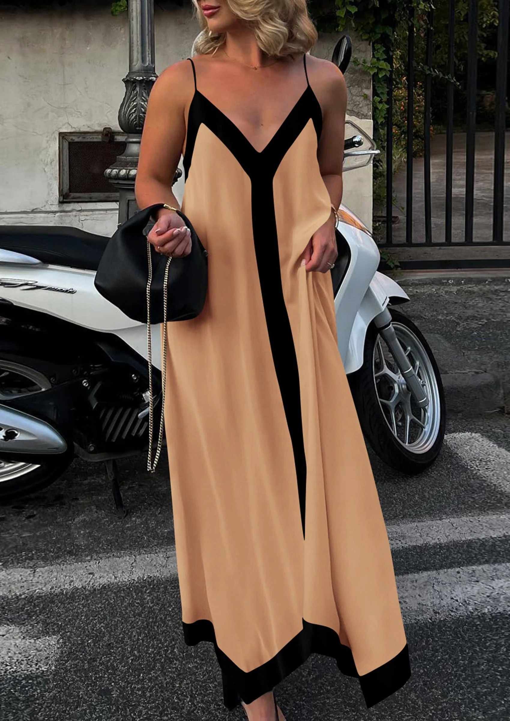 PRETTYGARDEN Women's Flowy Maxi Dress Summer Sleeveless V Neck Spaghetti Strap Elegant Wedding Party Dresses - Image 40