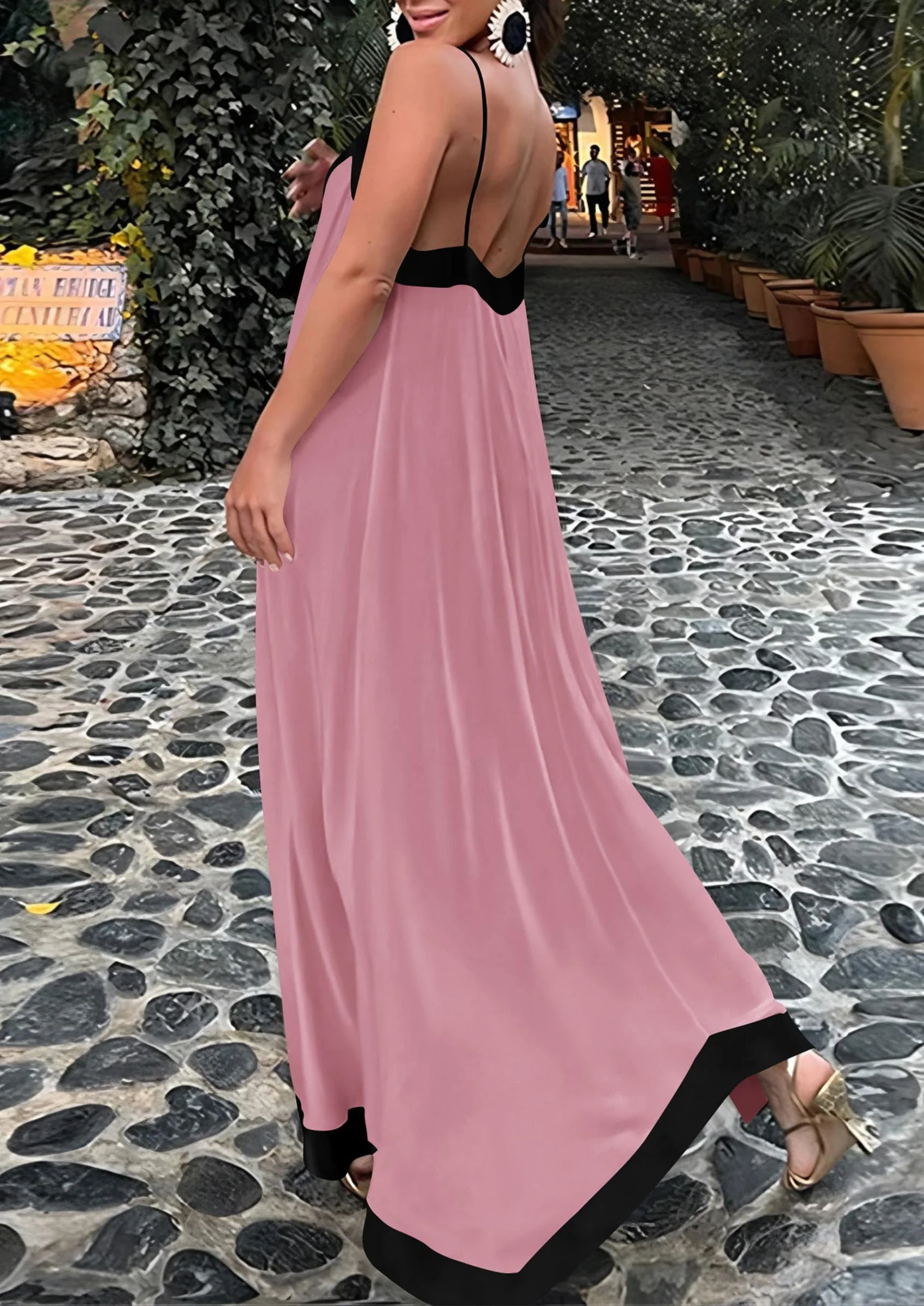 PRETTYGARDEN Women's Flowy Maxi Dress Summer Sleeveless V Neck Spaghetti Strap Elegant Wedding Party Dresses - Image 47