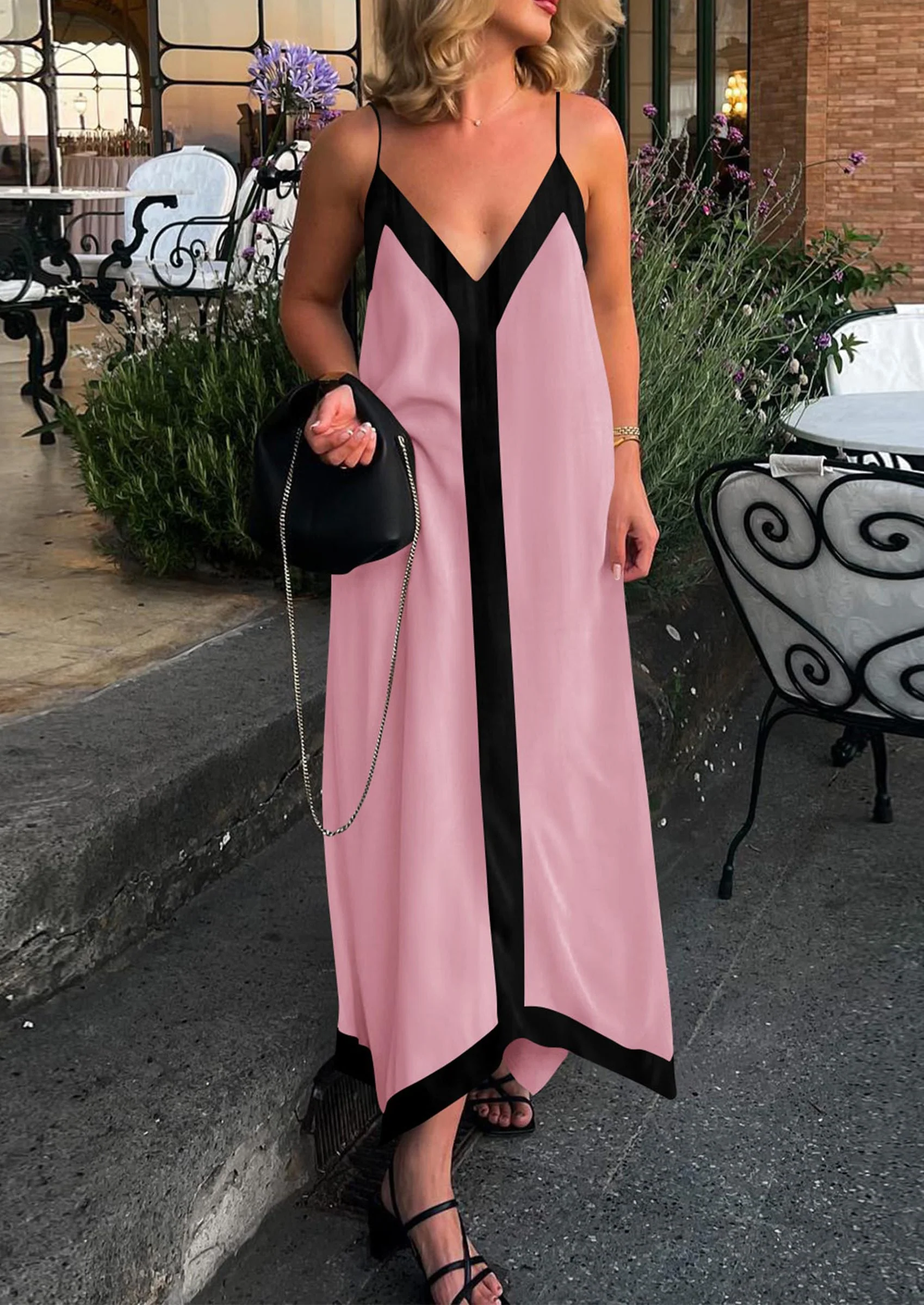 PRETTYGARDEN Women's Flowy Maxi Dress Summer Sleeveless V Neck Spaghetti Strap Elegant Wedding Party Dresses - Image 51