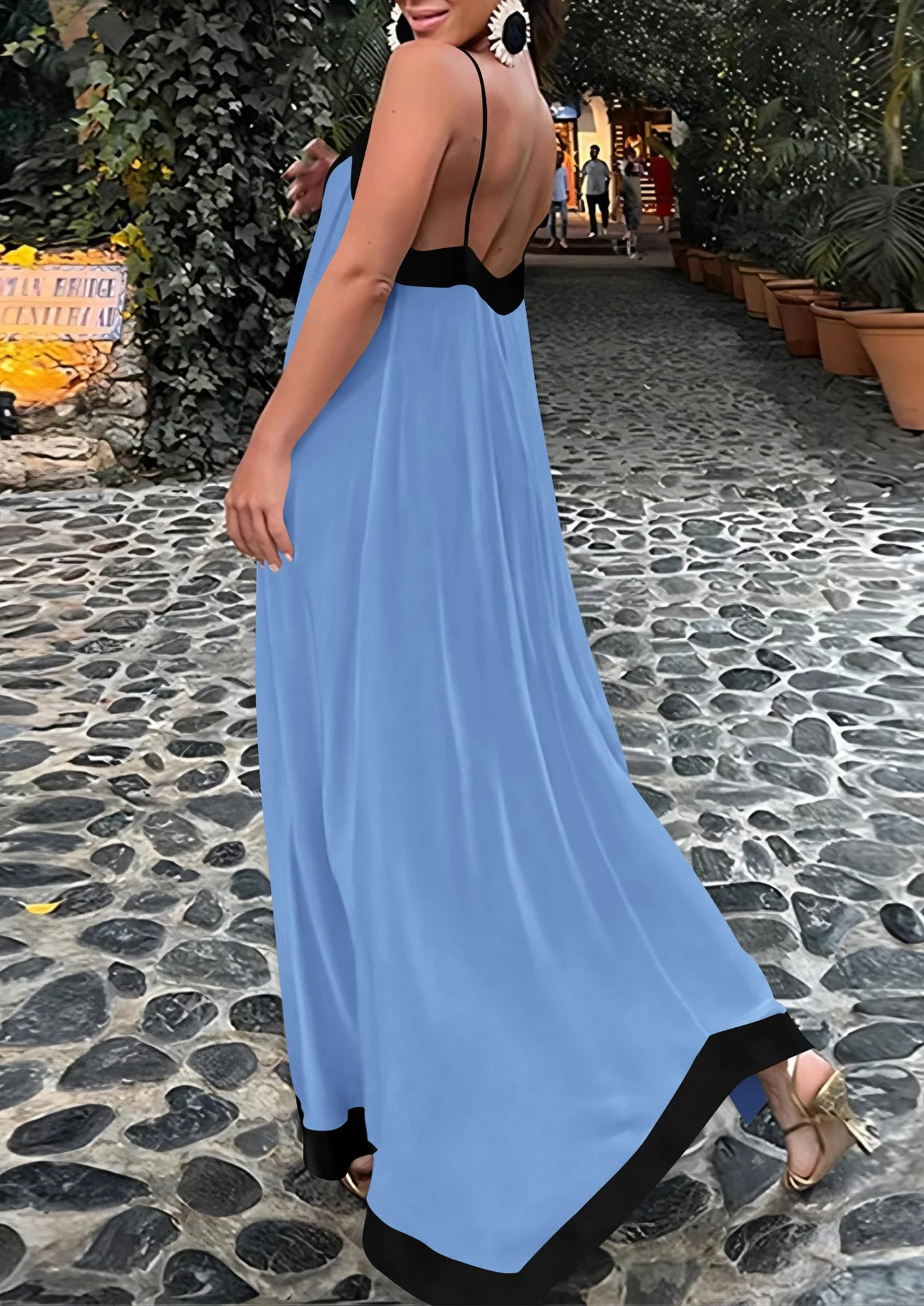 PRETTYGARDEN Women's Flowy Maxi Dress Summer Sleeveless V Neck Spaghetti Strap Elegant Wedding Party Dresses - Image 58