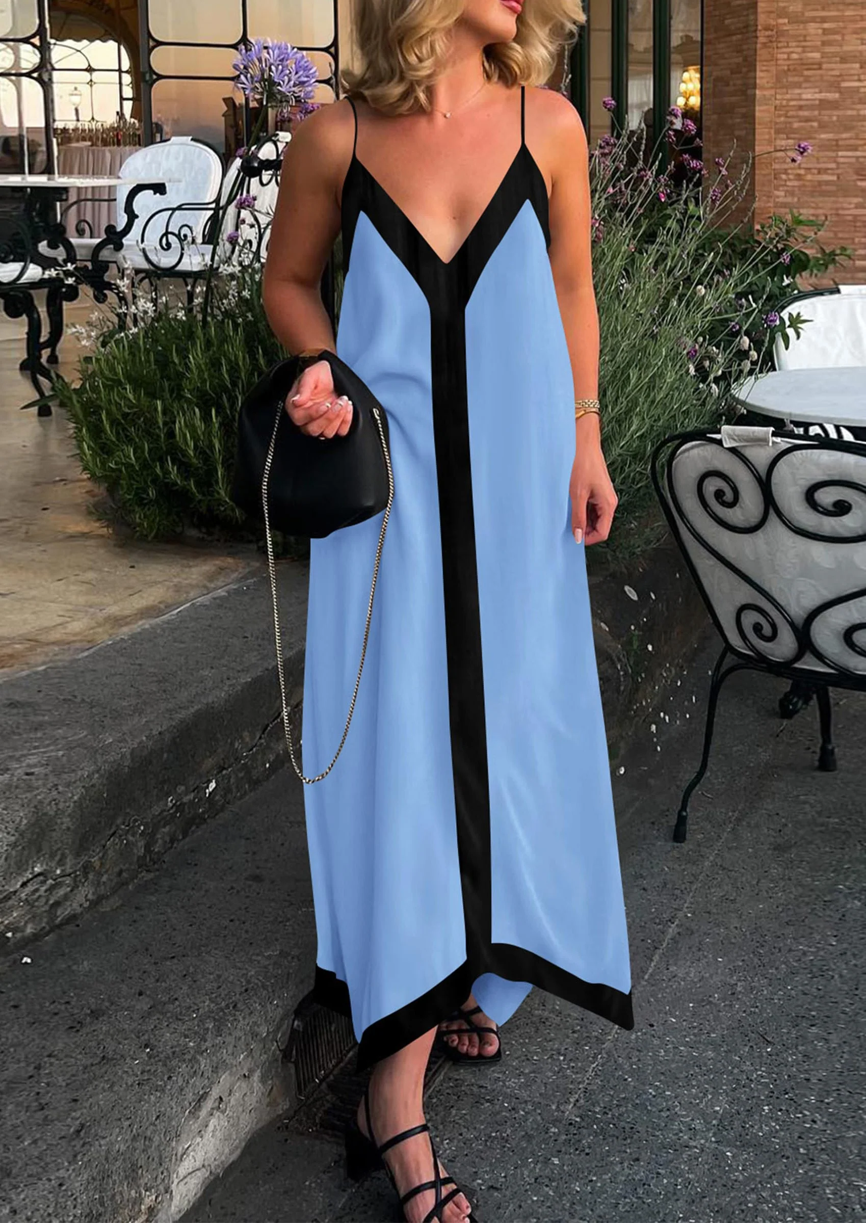 PRETTYGARDEN Women's Flowy Maxi Dress Summer Sleeveless V Neck Spaghetti Strap Elegant Wedding Party Dresses - Image 62