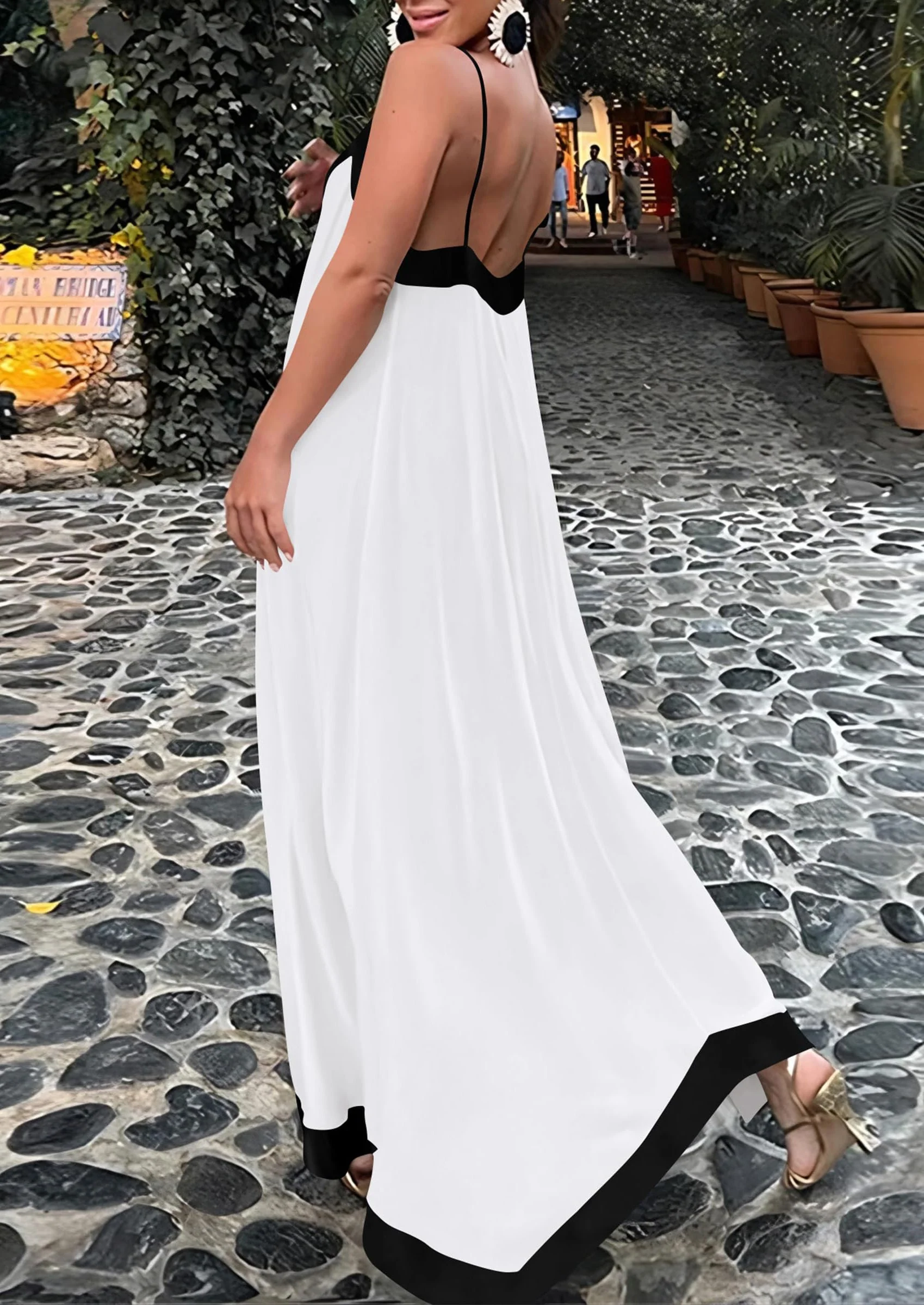 PRETTYGARDEN Women's Flowy Maxi Dress Summer Sleeveless V Neck Spaghetti Strap Elegant Wedding Party Dresses - Image 64