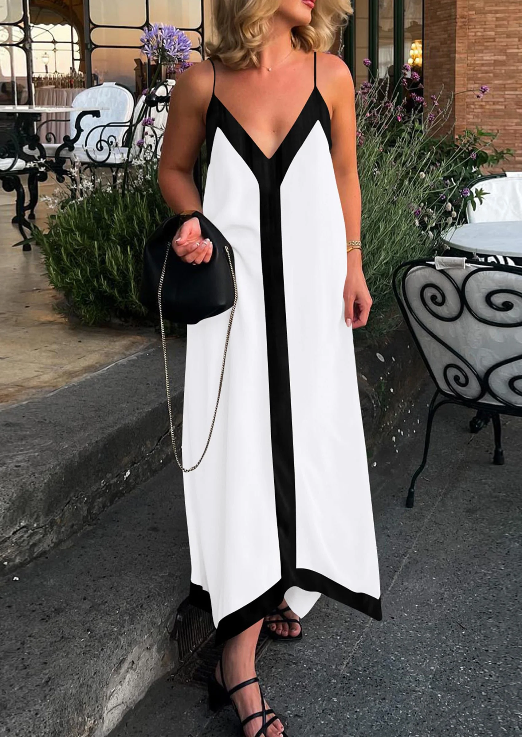 PRETTYGARDEN Women's Flowy Maxi Dress Summer Sleeveless V Neck Spaghetti Strap Elegant Wedding Party Dresses - Image 68