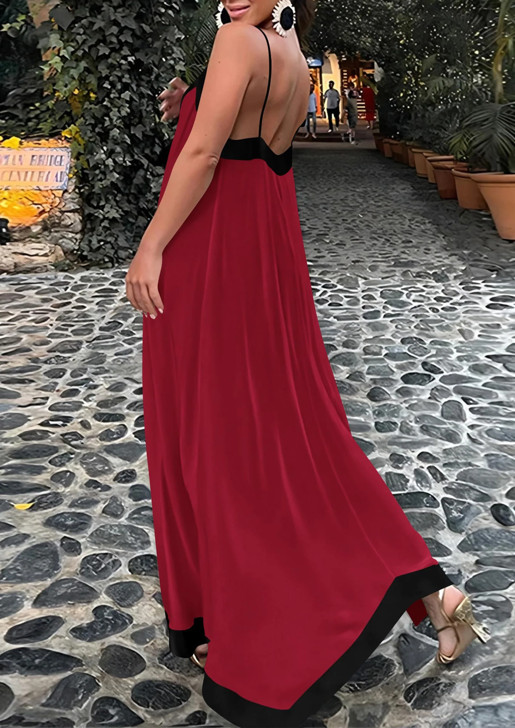 PRETTYGARDEN Women's Flowy Maxi Dress Summer Sleeveless V Neck Spaghetti Strap Elegant Wedding Party Dresses - Image 70