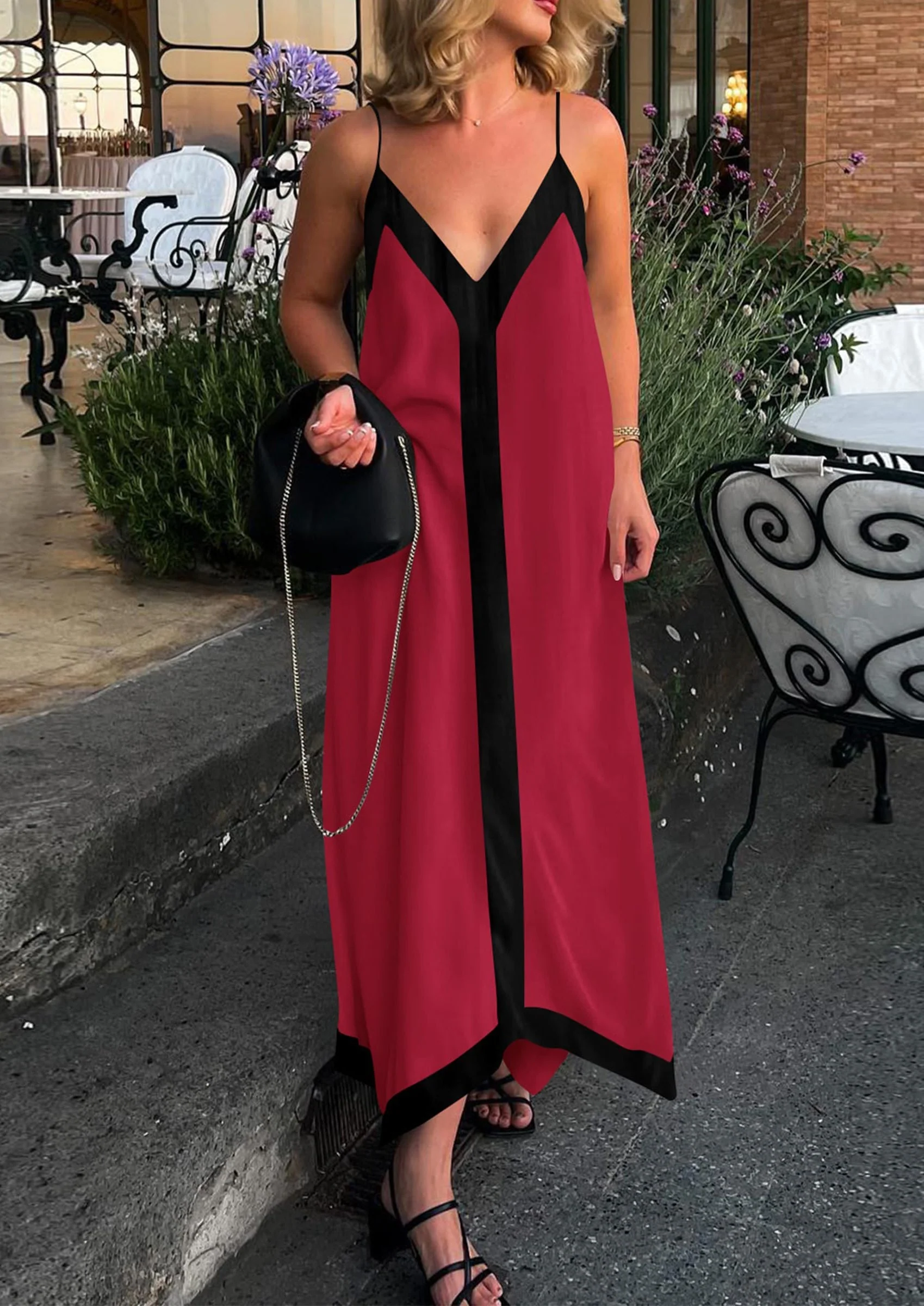 PRETTYGARDEN Women's Flowy Maxi Dress Summer Sleeveless V Neck Spaghetti Strap Elegant Wedding Party Dresses - Image 74