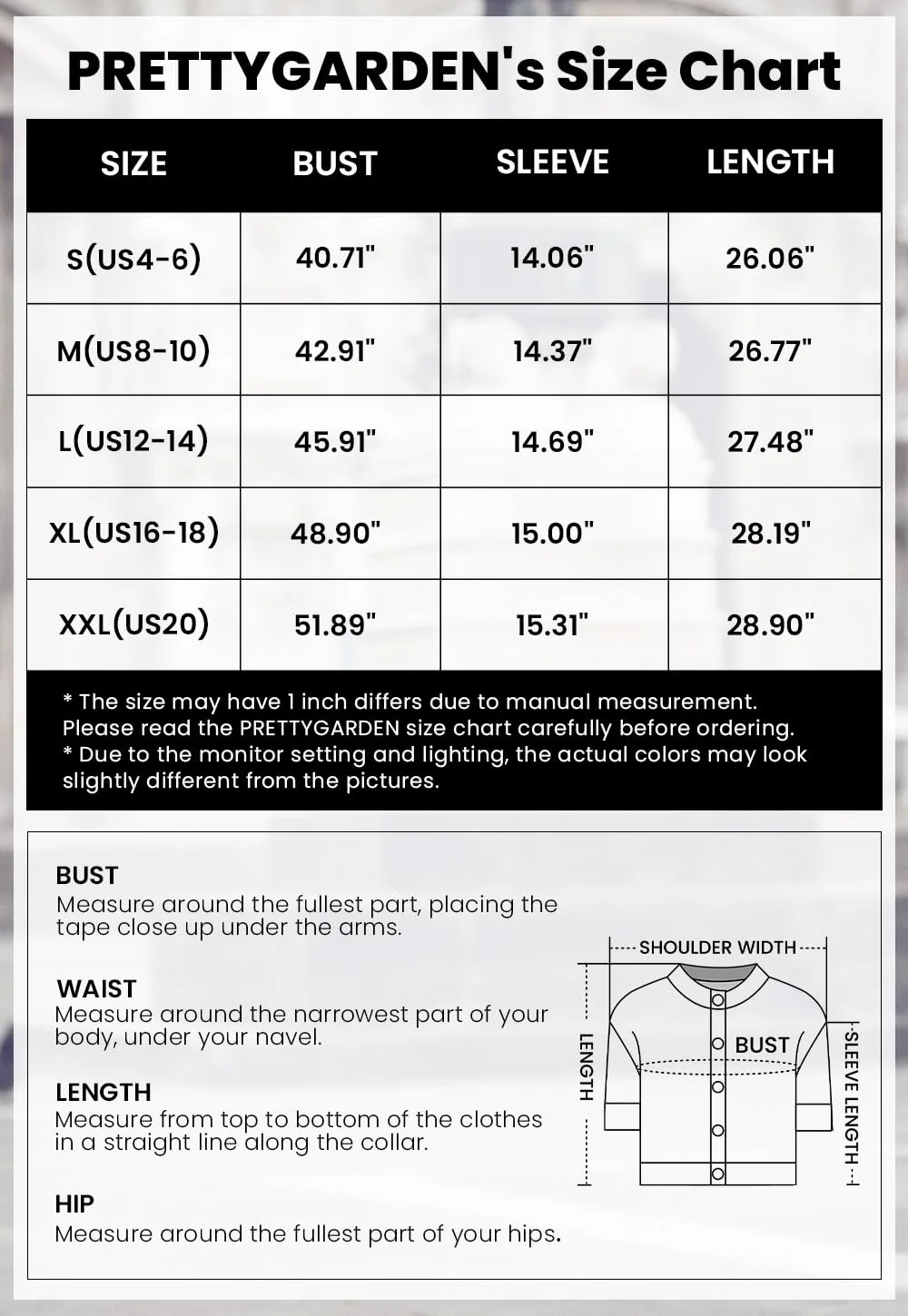 PRETTYGARDEN Women's Summer Short Sleeve Tops Dressy Casual Buttons V Neck Hollow Out Lace Embroidered Blouses Shirts - Image 8