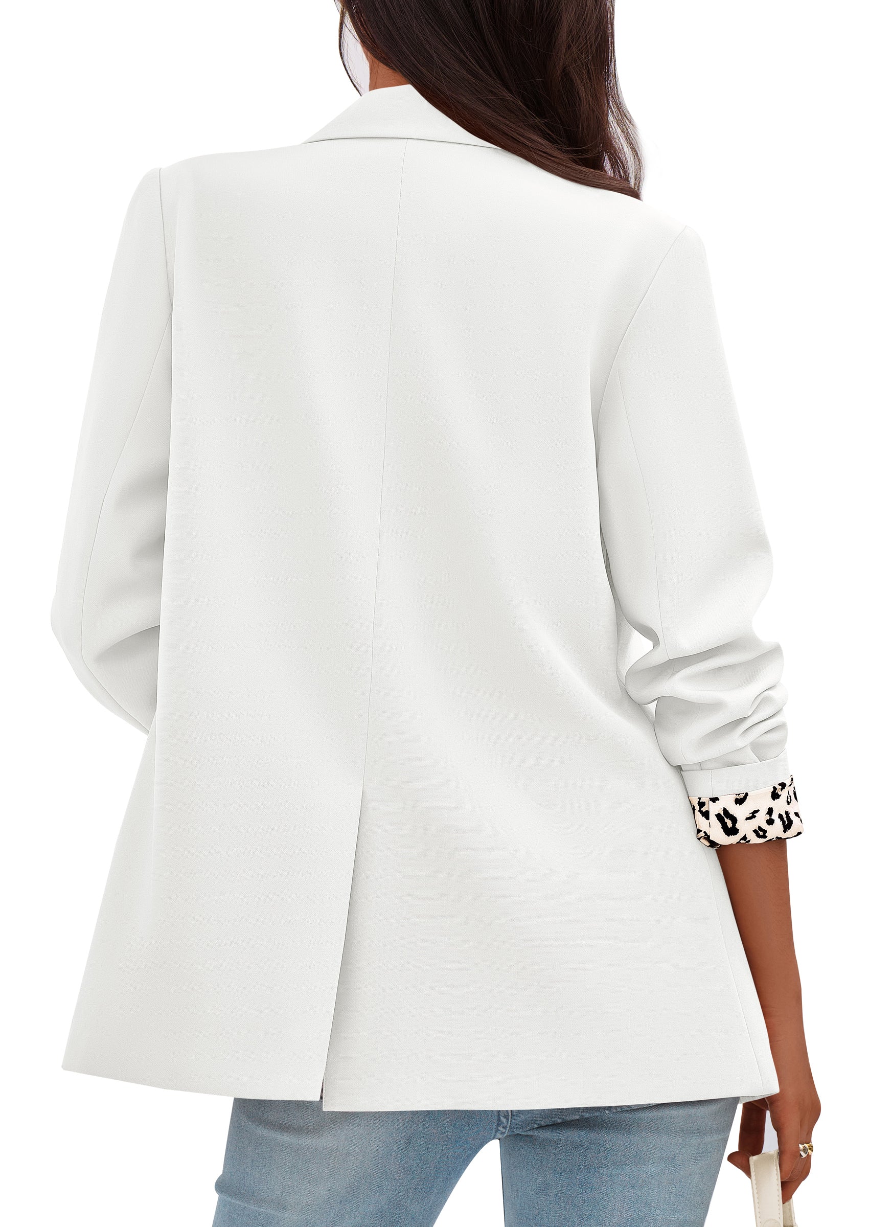 PRETTYGARDEN Blazers for Women Fall Work Office Suit Jackets Dressy Open Front Leopard Blazer Business Casual Outfits - Image 20