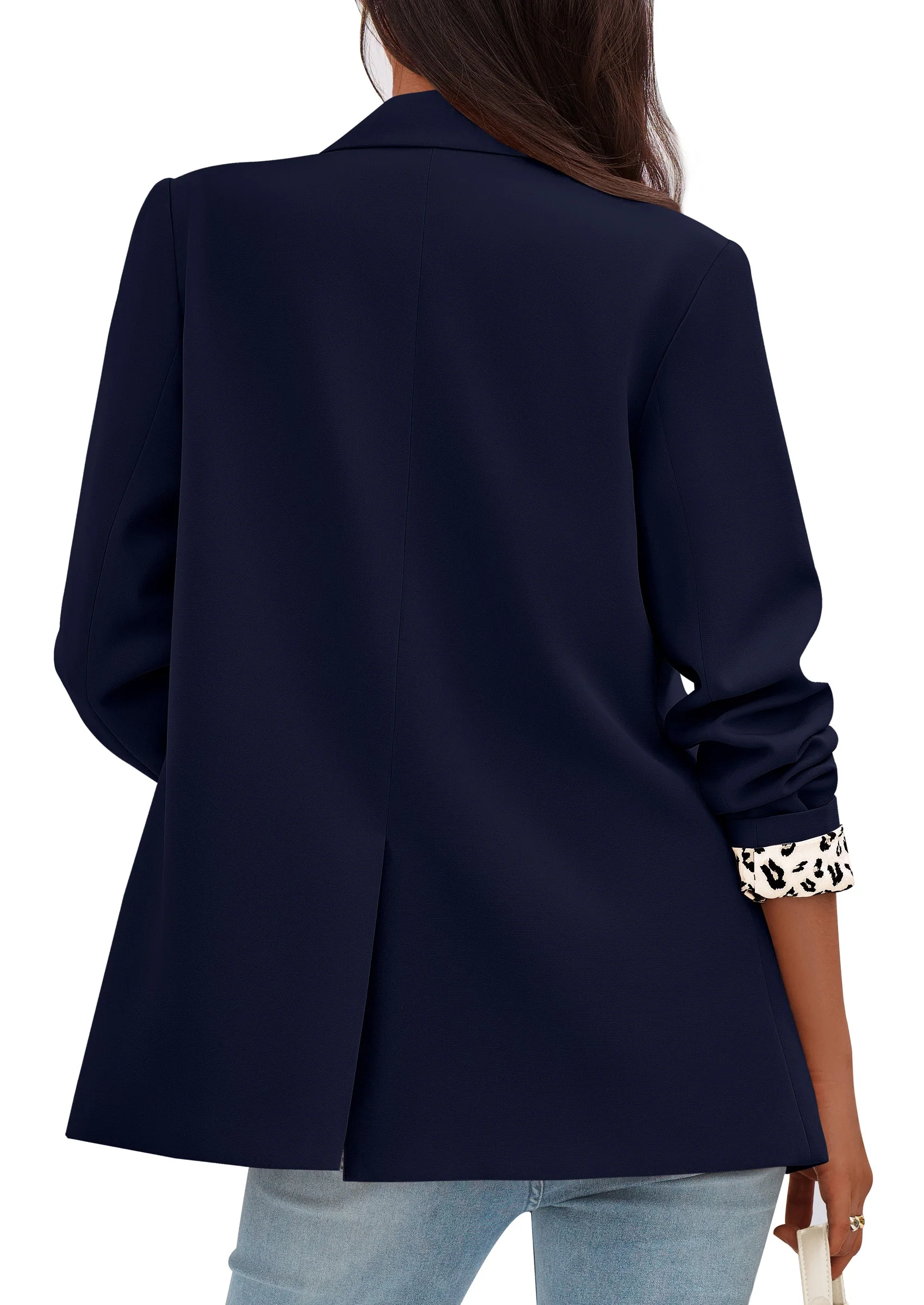 PRETTYGARDEN Blazers for Women Fall Work Office Suit Jackets Dressy Open Front Leopard Blazer Business Casual Outfits - Image 24