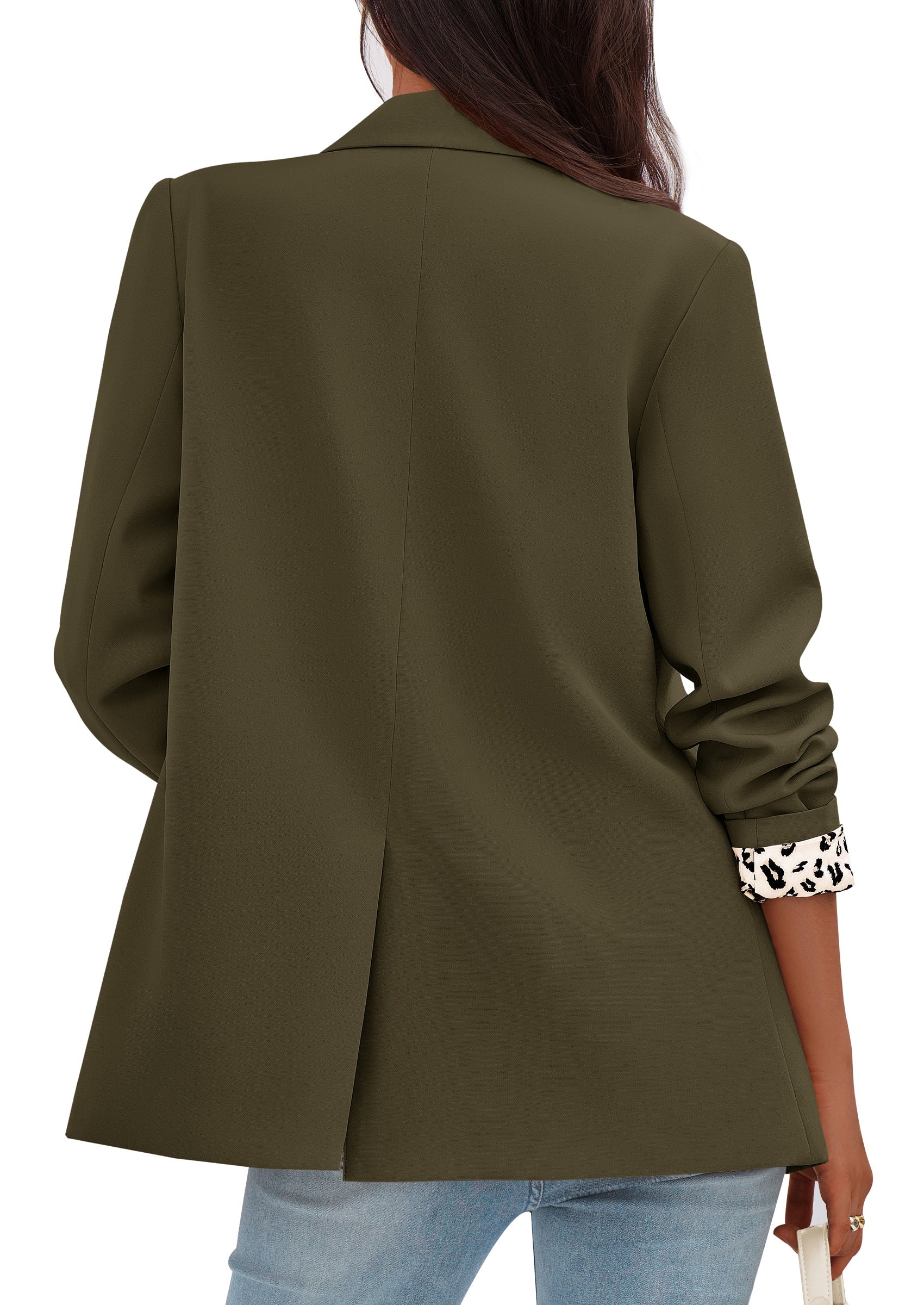 PRETTYGARDEN Blazers for Women Fall Work Office Suit Jackets Dressy Open Front Leopard Blazer Business Casual Outfits - Image 28