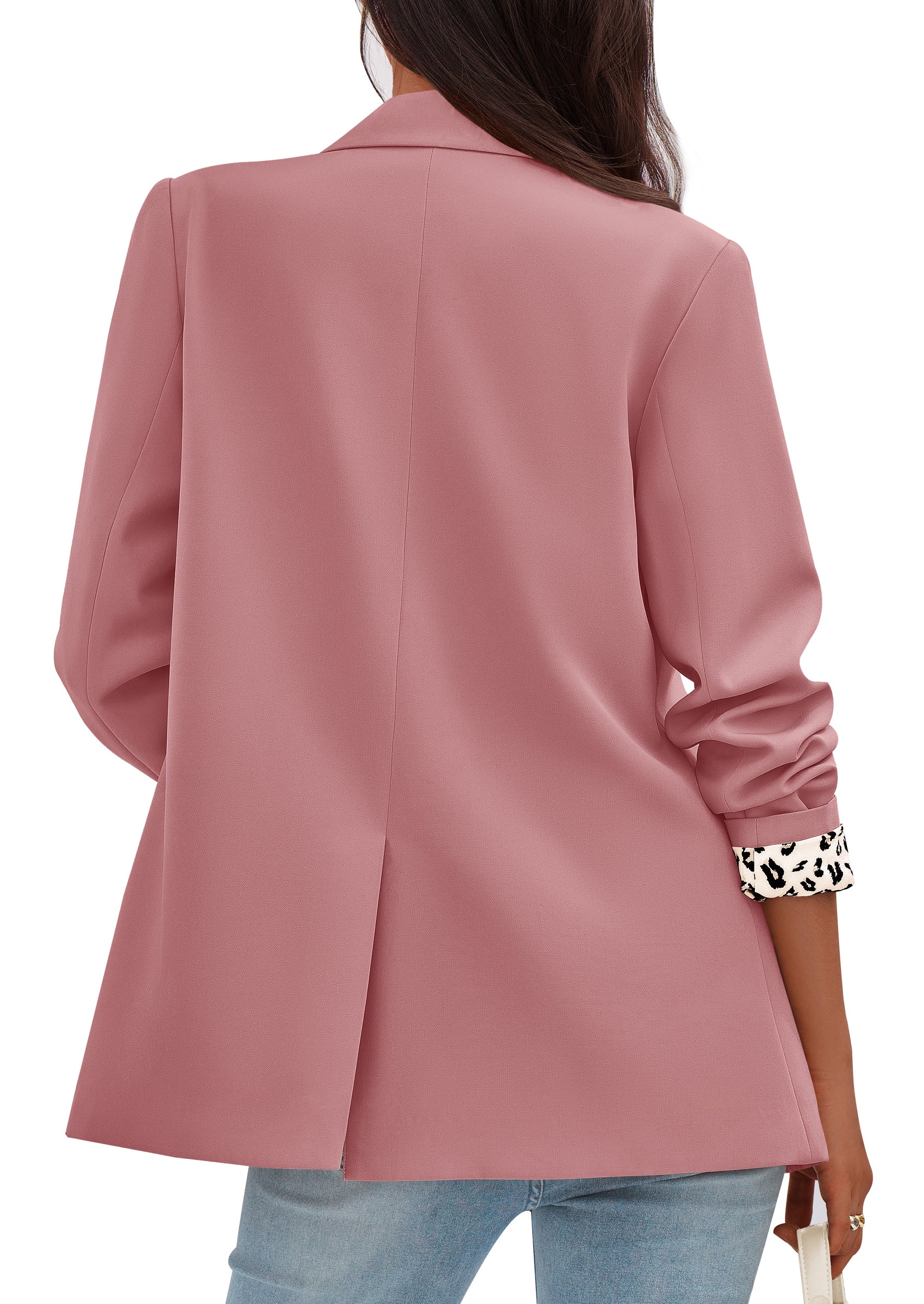 PRETTYGARDEN Blazers for Women Fall Work Office Suit Jackets Dressy Open Front Leopard Blazer Business Casual Outfits - Image 3