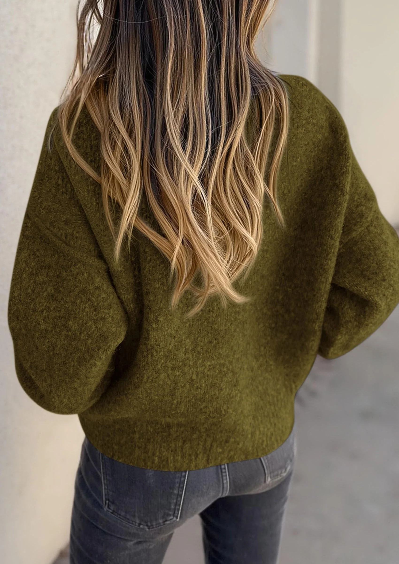 PRETTYGARDEN Cardigan Sweaters for Women Trendy Fall Long Sleeve Button Down Oversized Chunky Knit Sweater Outerwear - Image 10