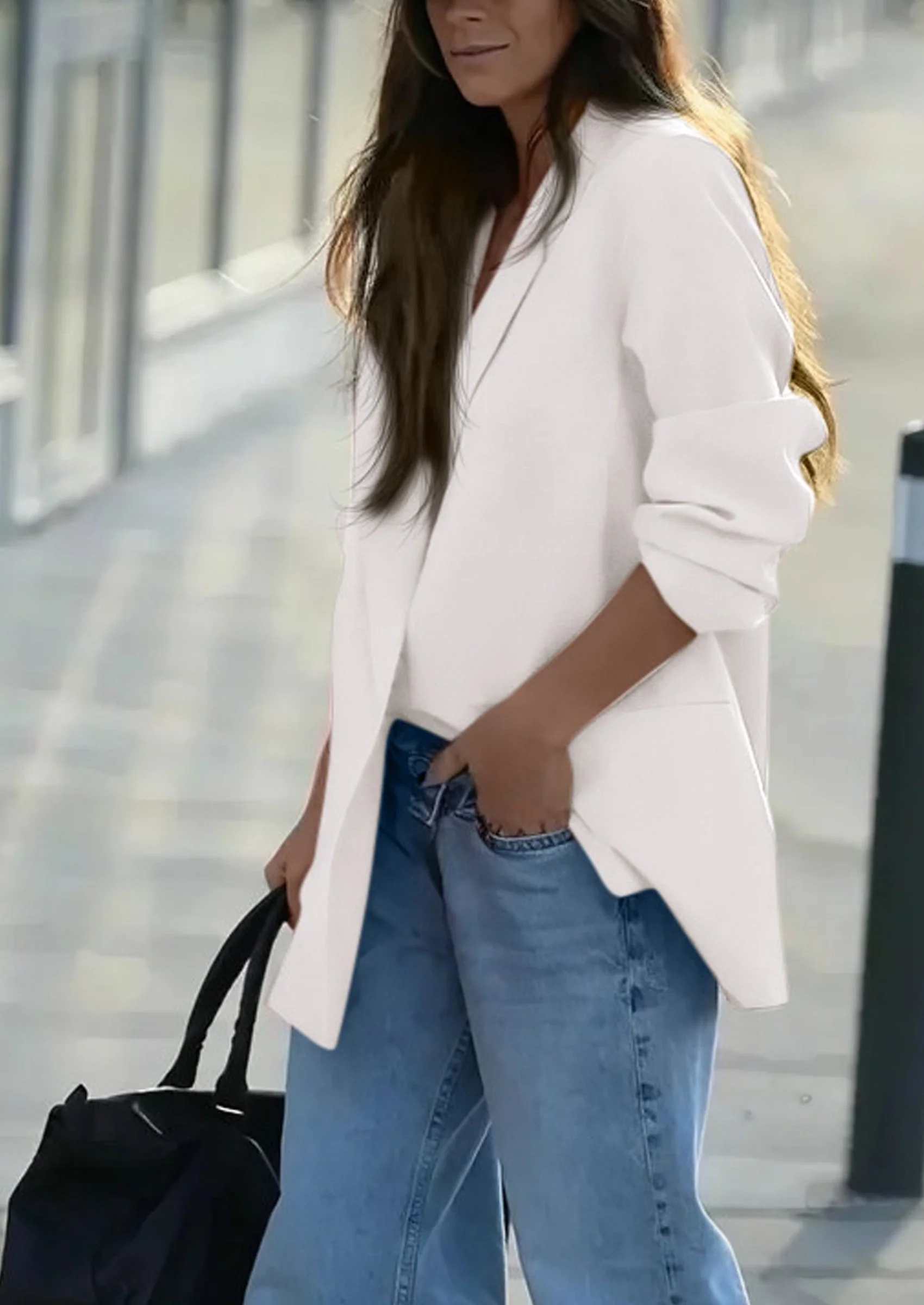 PRETTYGARDEN Fall Blazers for Women Business Casual Long Sleeve Lapel Pockets Dressy Suit Jackets Work Office Clothes - Image 15