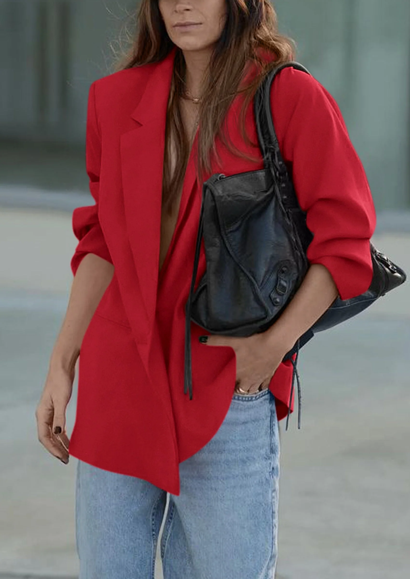 PRETTYGARDEN Fall Blazers for Women Business Casual Long Sleeve Lapel Pockets Dressy Suit Jackets Work Office Clothes - Image 21