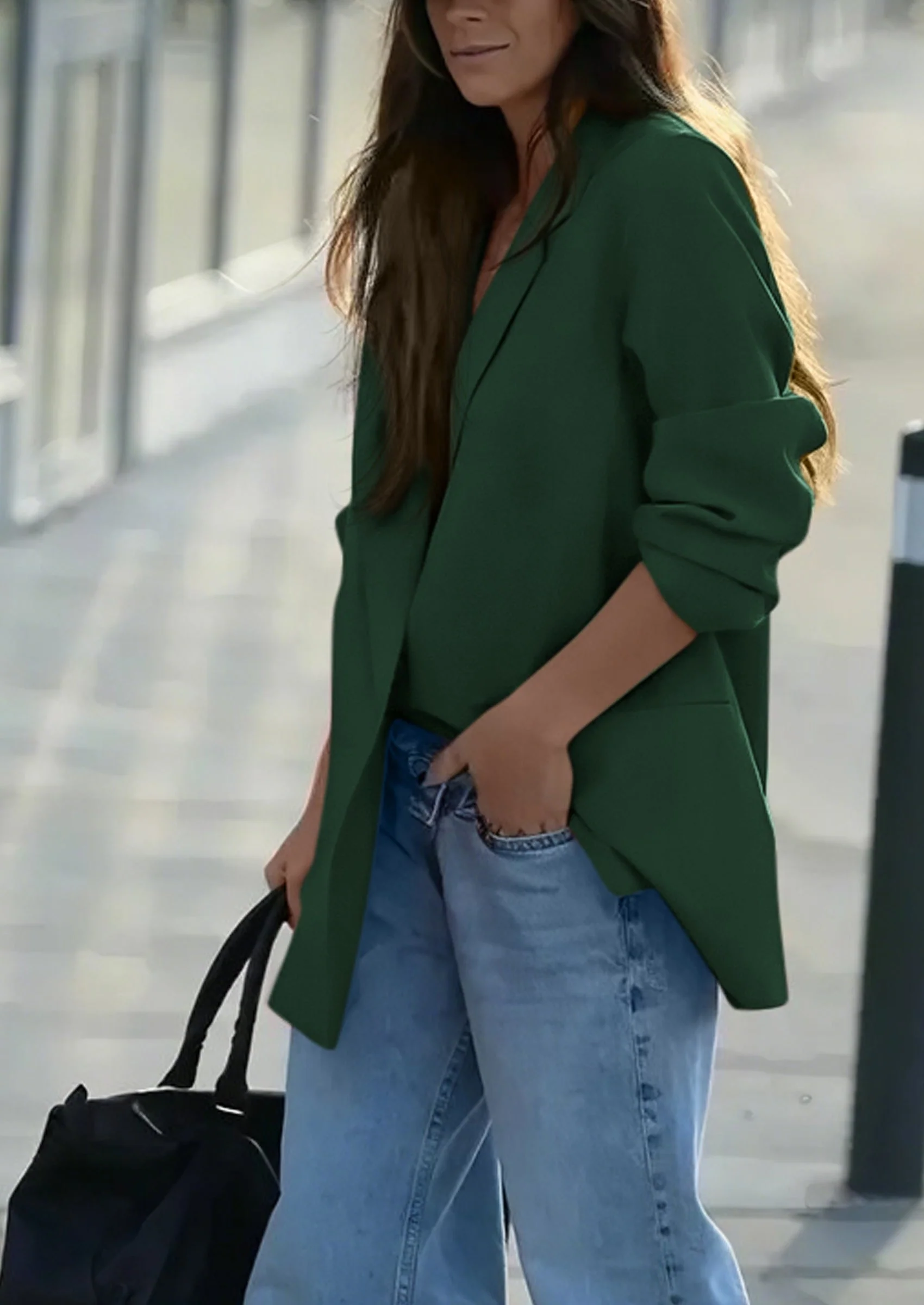 PRETTYGARDEN Fall Blazers for Women Business Casual Long Sleeve Lapel Pockets Dressy Suit Jackets Work Office Clothes - Image 25