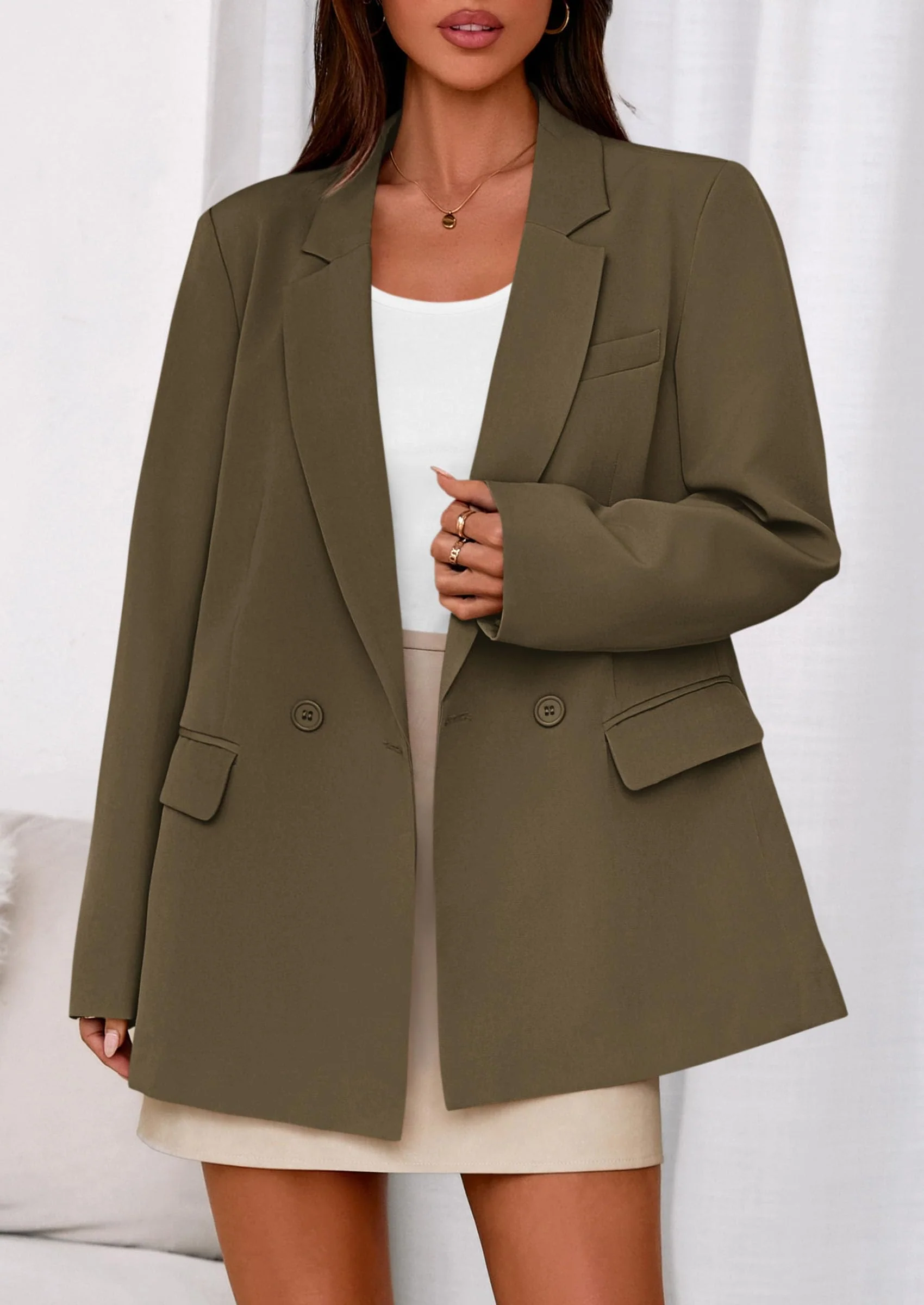 PRETTYGARDEN Fall Blazers for Women Business Casual Long Sleeve Lapel Pockets Dressy Suit Jackets Work Office Clothes - Image 33