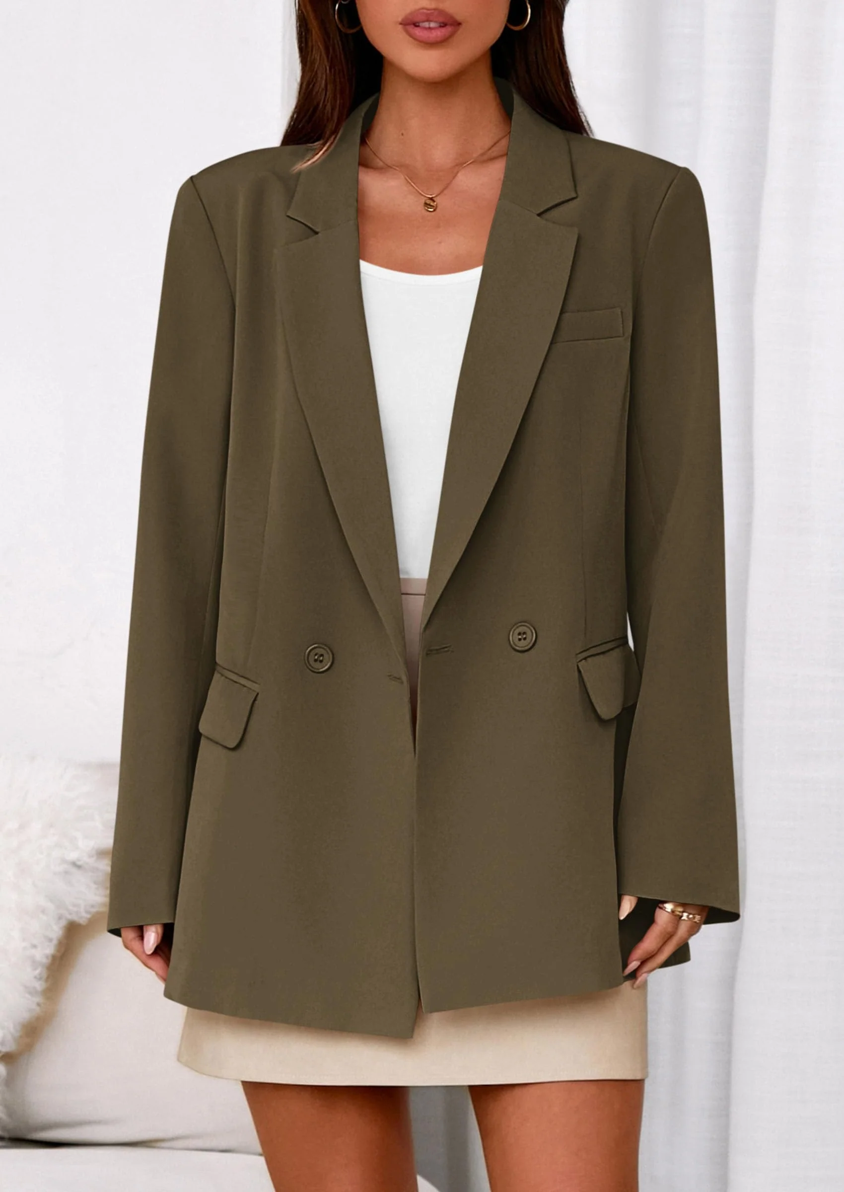 PRETTYGARDEN Fall Blazers for Women Business Casual Long Sleeve Lapel Pockets Dressy Suit Jackets Work Office Clothes - Image 34