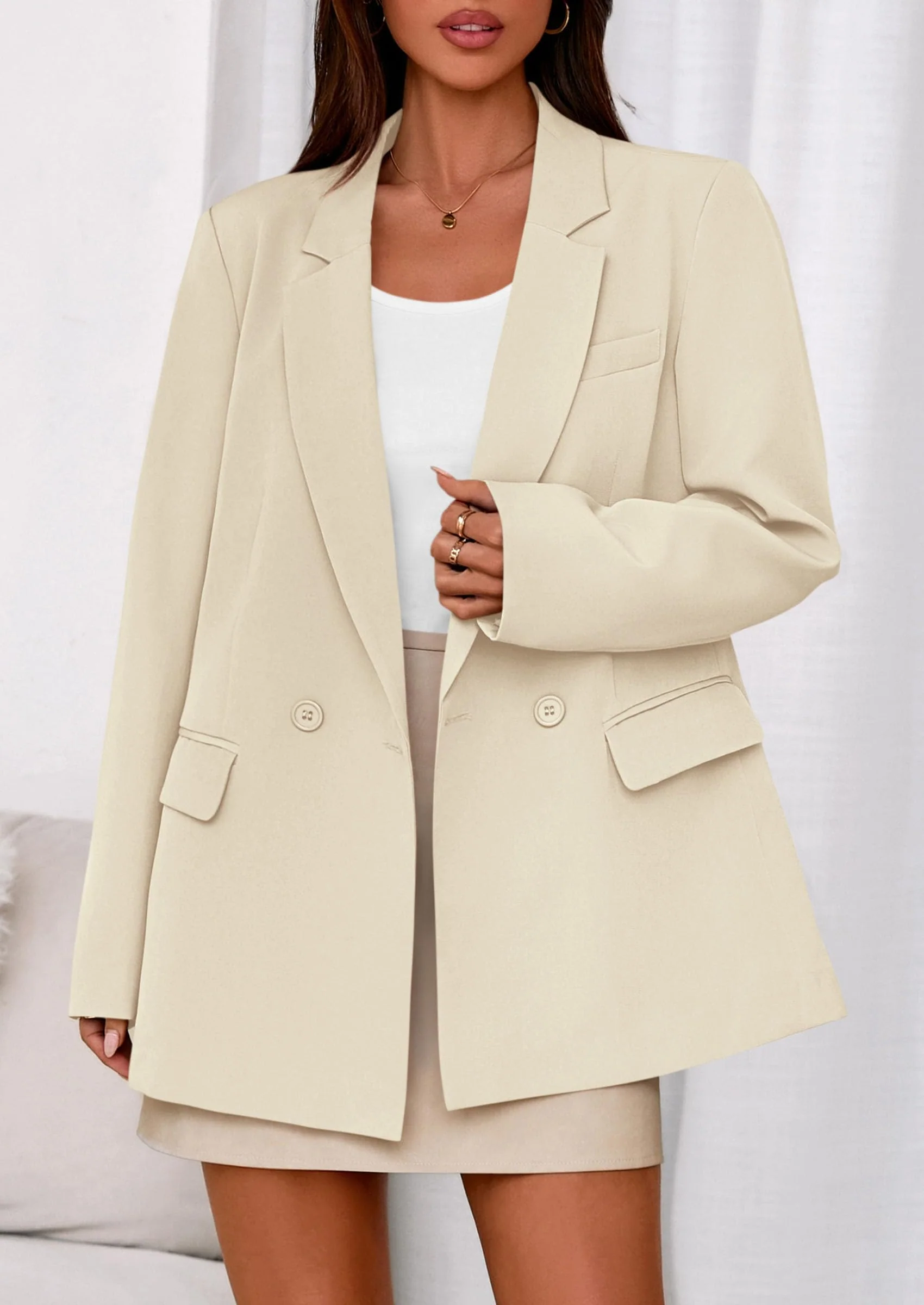 PRETTYGARDEN Fall Blazers for Women Business Casual Long Sleeve Lapel Pockets Dressy Suit Jackets Work Office Clothes - Image 41