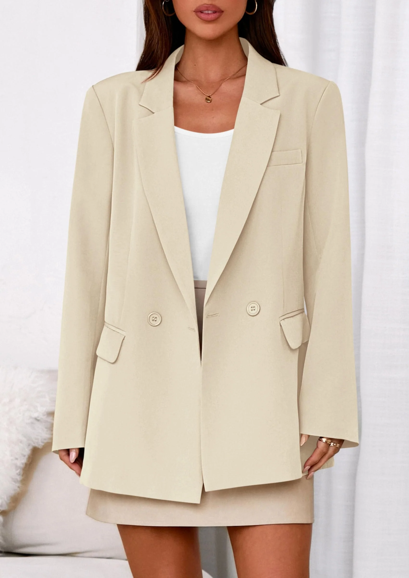 PRETTYGARDEN Fall Blazers for Women Business Casual Long Sleeve Lapel Pockets Dressy Suit Jackets Work Office Clothes - Image 42