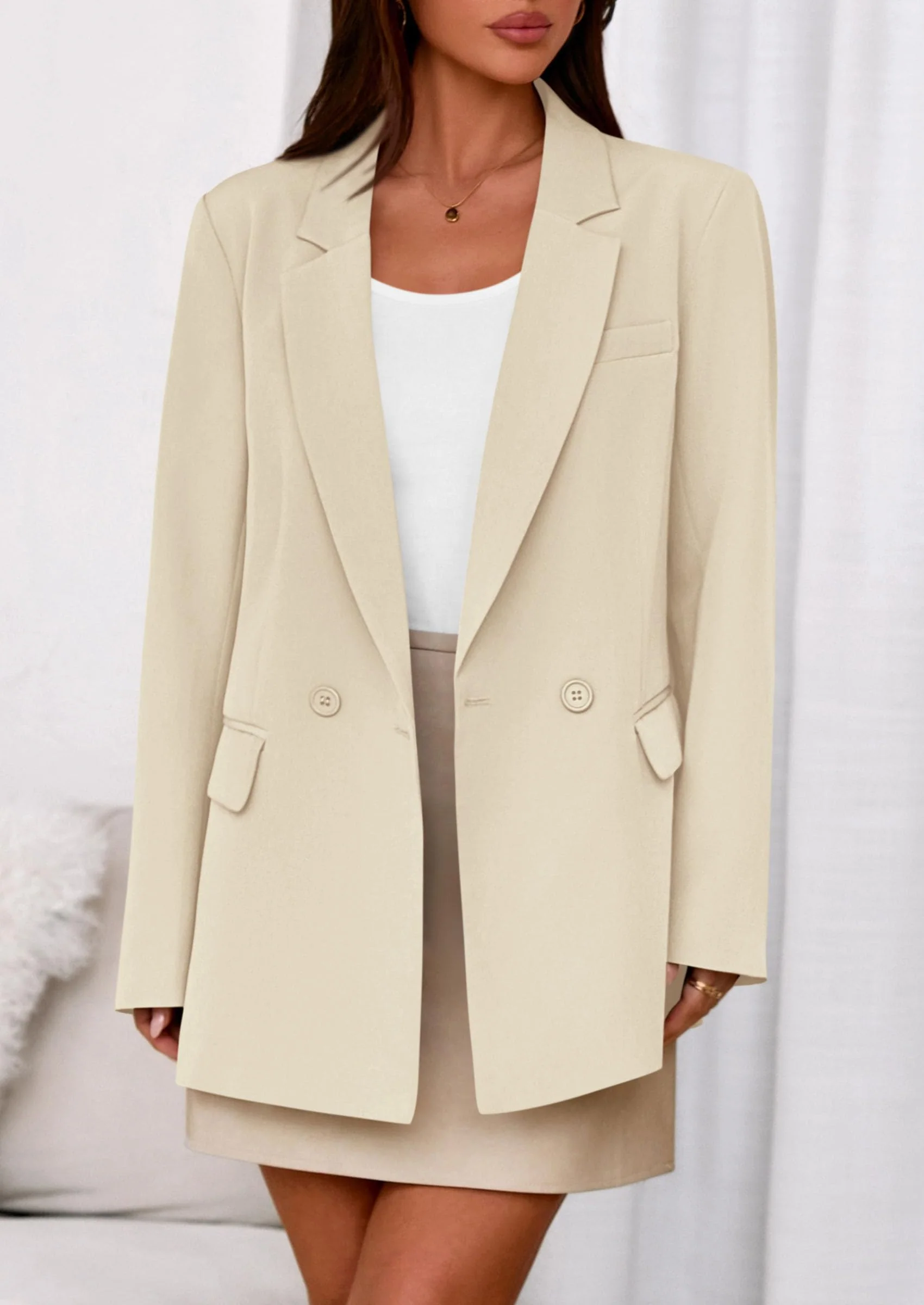 PRETTYGARDEN Fall Blazers for Women Business Casual Long Sleeve Lapel Pockets Dressy Suit Jackets Work Office Clothes - Image 44