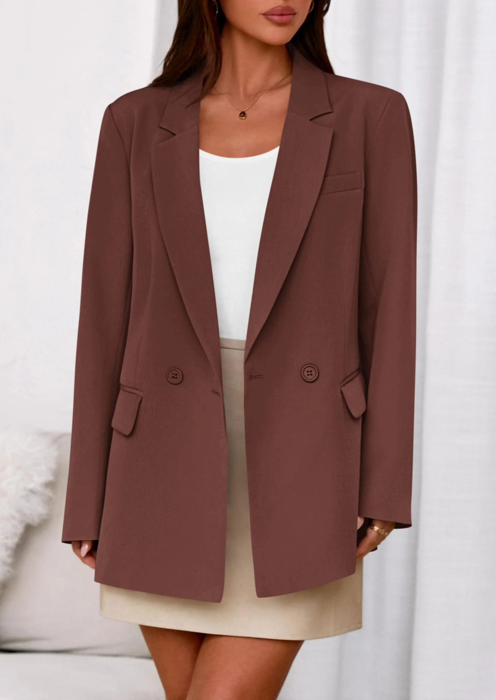 PRETTYGARDEN Fall Blazers for Women Business Casual Long Sleeve Lapel Pockets Dressy Suit Jackets Work Office Clothes - Image 52