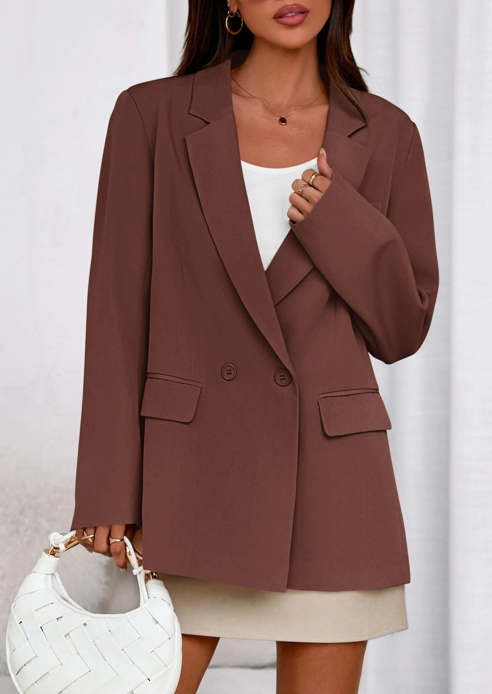 PRETTYGARDEN Fall Blazers for Women Business Casual Long Sleeve Lapel Pockets Dressy Suit Jackets Work Office Clothes - Image 54