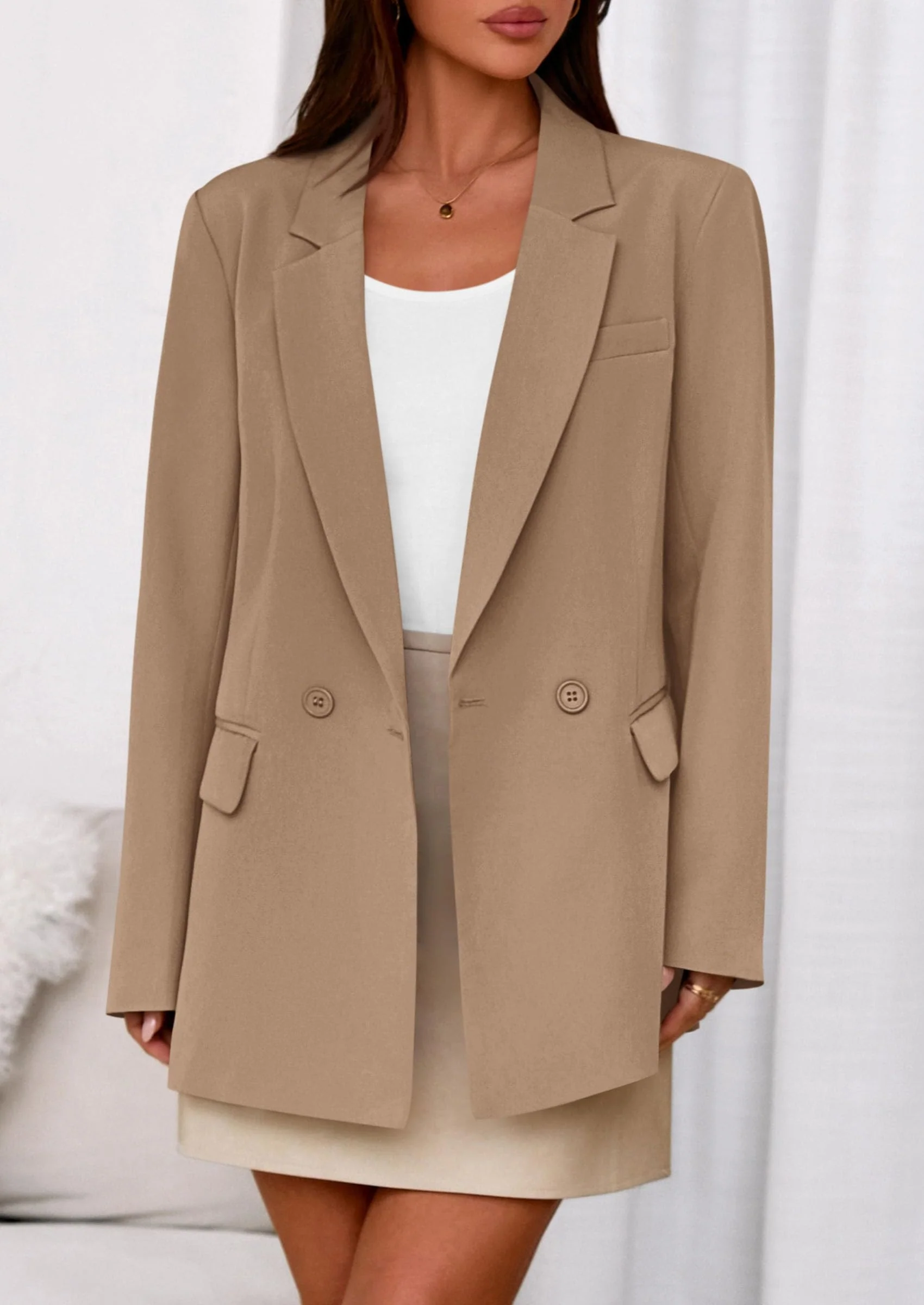 PRETTYGARDEN Fall Blazers for Women Business Casual Long Sleeve Lapel Pockets Dressy Suit Jackets Work Office Clothes - Image 76