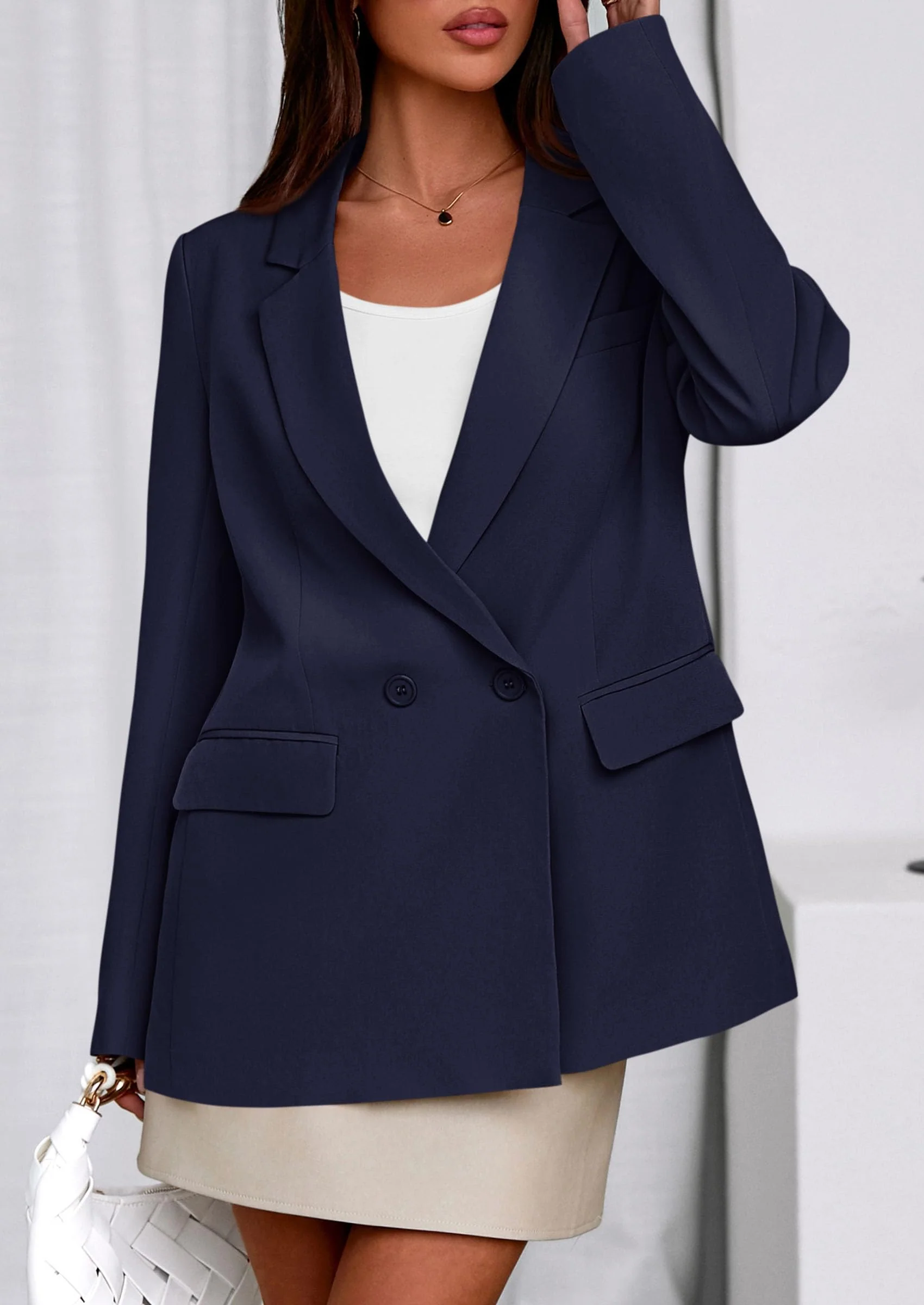 PRETTYGARDEN Fall Blazers for Women Business Casual Long Sleeve Lapel Pockets Dressy Suit Jackets Work Office Clothes - Image 87