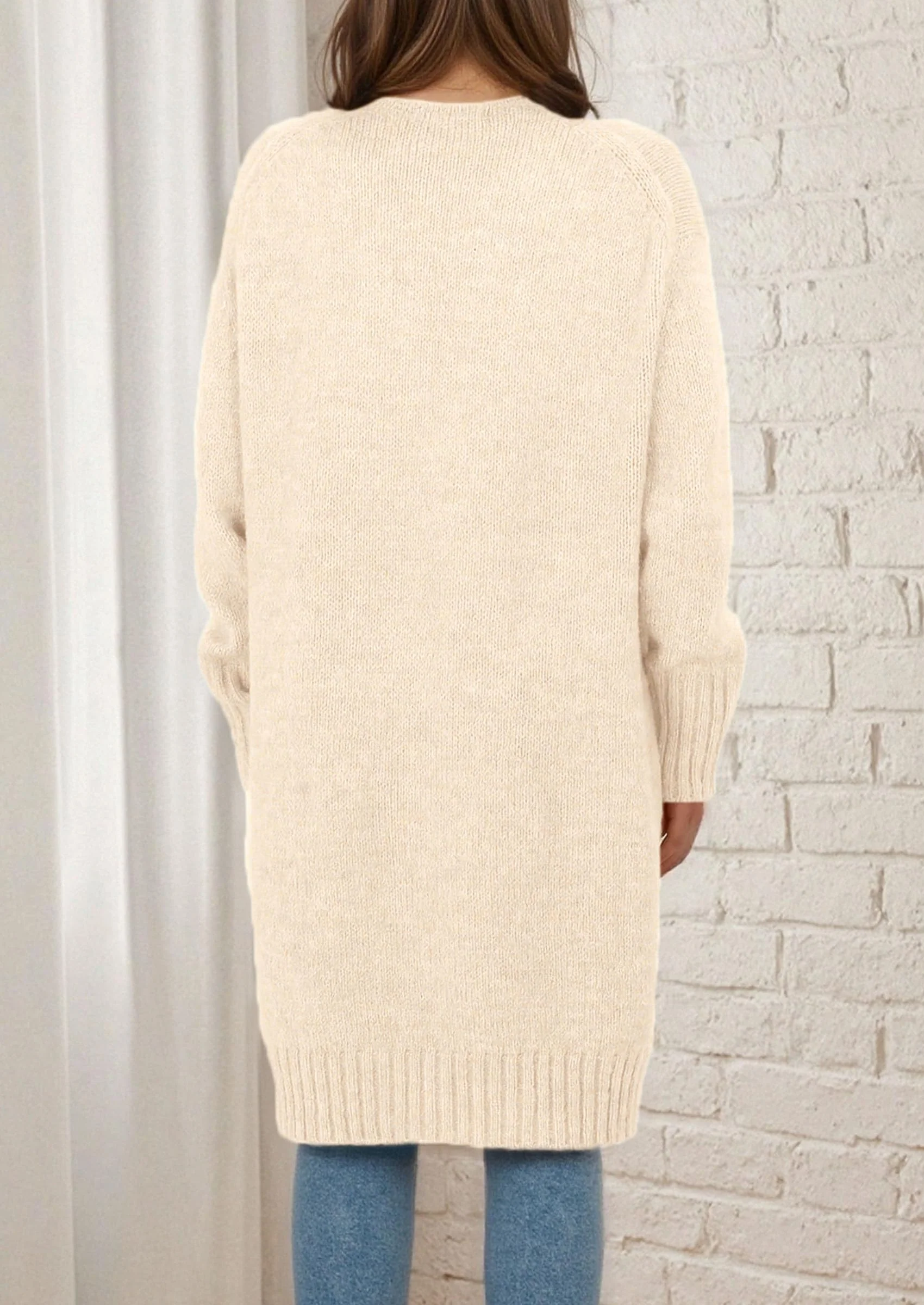 PRETTYGARDEN Fall Long Sleeve Cardigan Sweaters for Women Trendy Winter Open Front Loose Knitted Cardigans with Pockets - Image 10