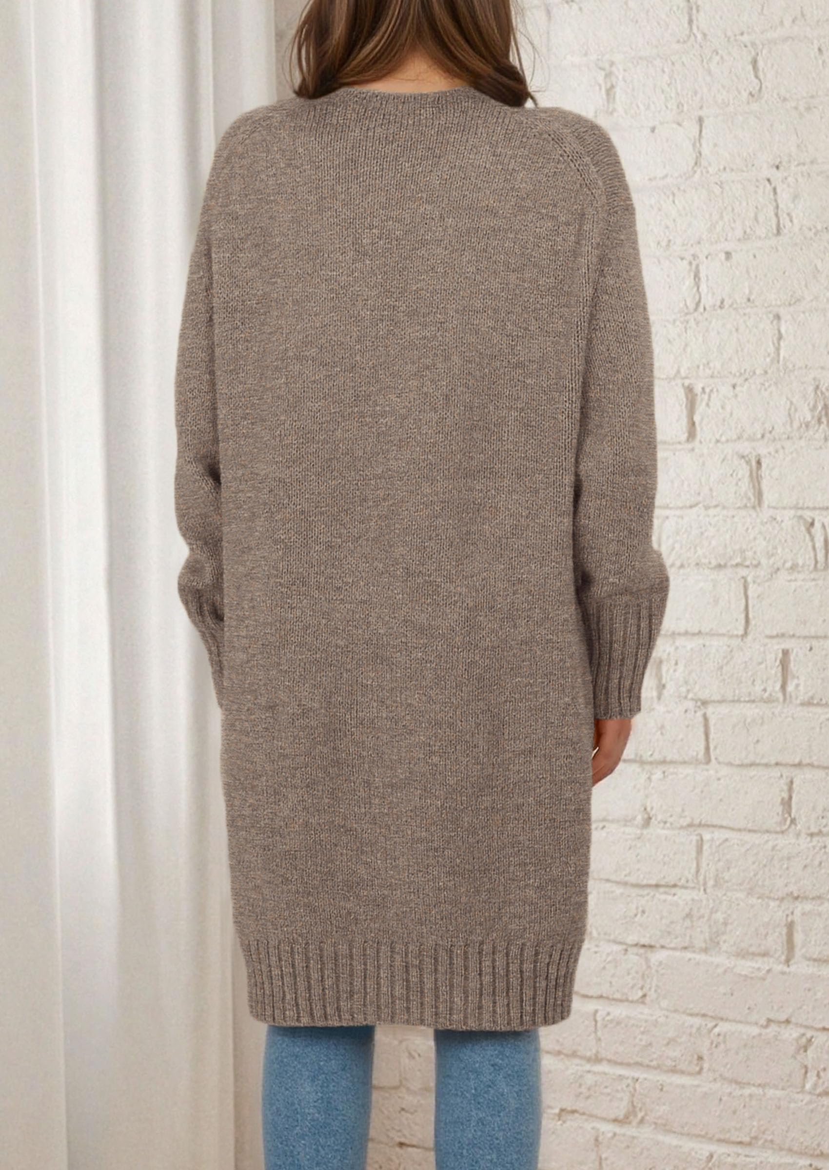 PRETTYGARDEN Fall Long Sleeve Cardigan Sweaters for Women Trendy Winter Open Front Loose Knitted Cardigans with Pockets - Image 31