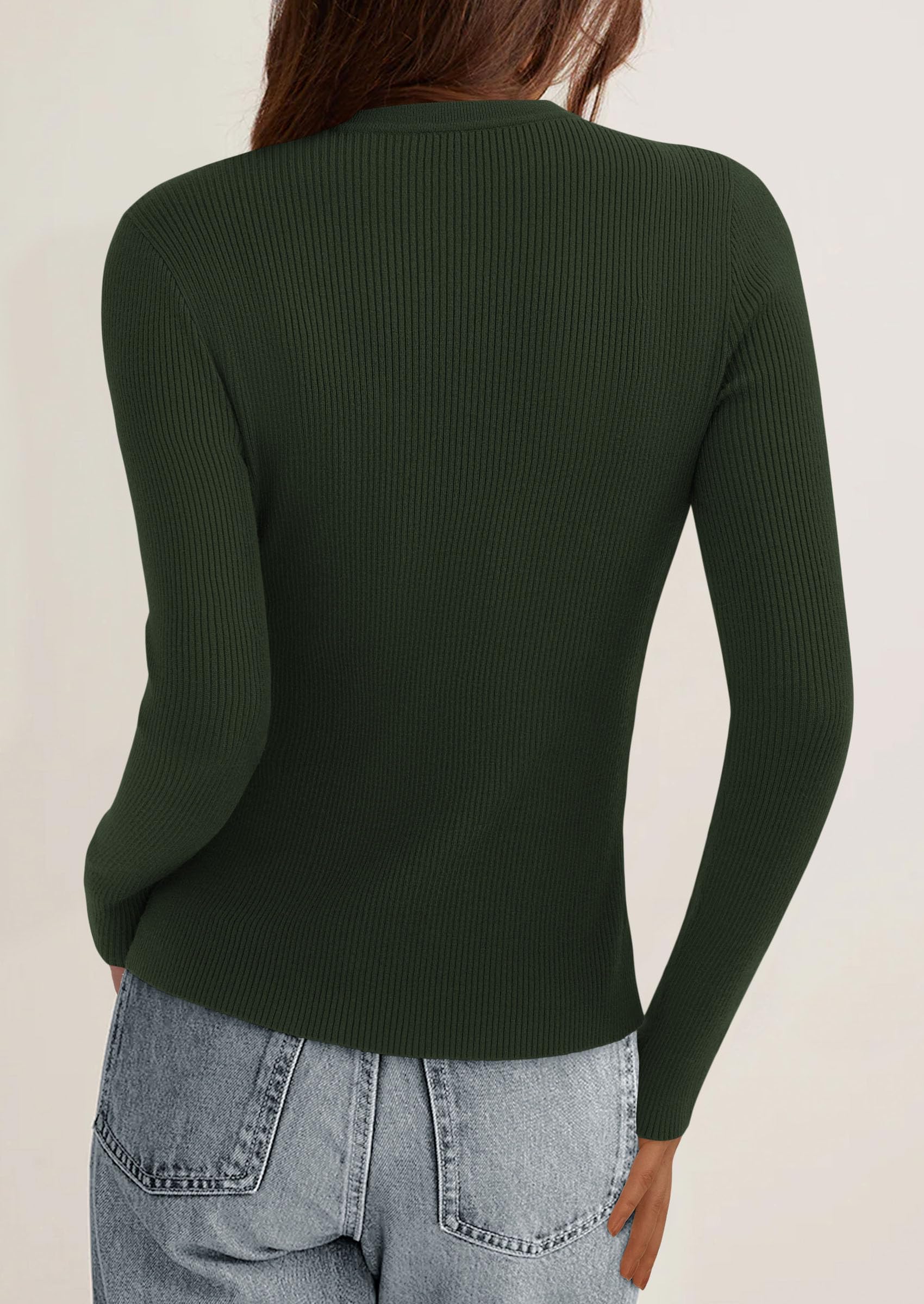 PRETTYGARDEN Womens Fall Cardigan Sweaters Lightweight Long Sleeve Button up Ribbed Knit Tops Winter Fashion Clothes - Image 11