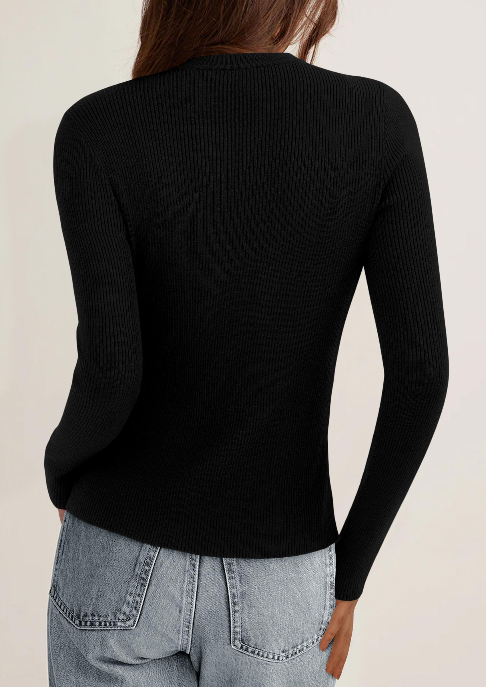 PRETTYGARDEN Womens Fall Cardigan Sweaters Lightweight Long Sleeve Button up Ribbed Knit Tops Winter Fashion Clothes - Image 18