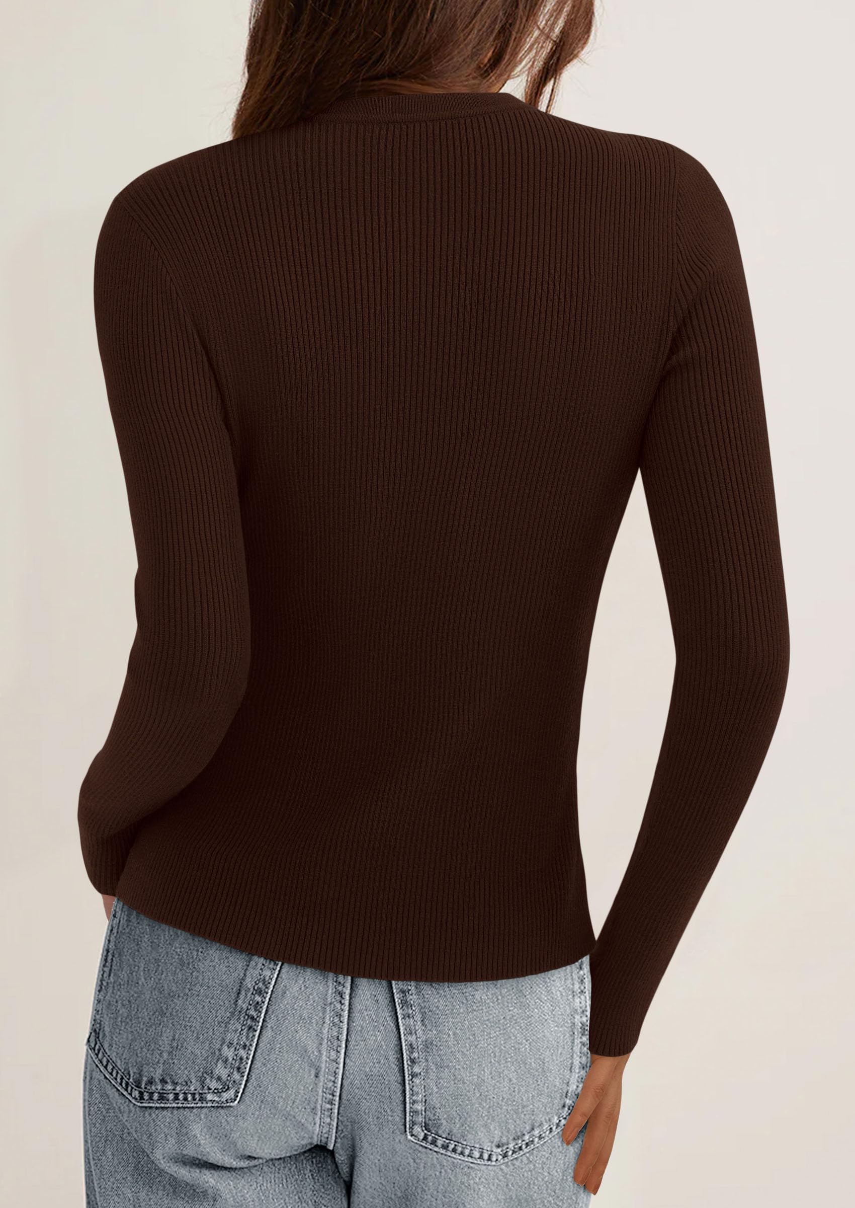 PRETTYGARDEN Womens Fall Cardigan Sweaters Lightweight Long Sleeve Button up Ribbed Knit Tops Winter Fashion Clothes - Image 25